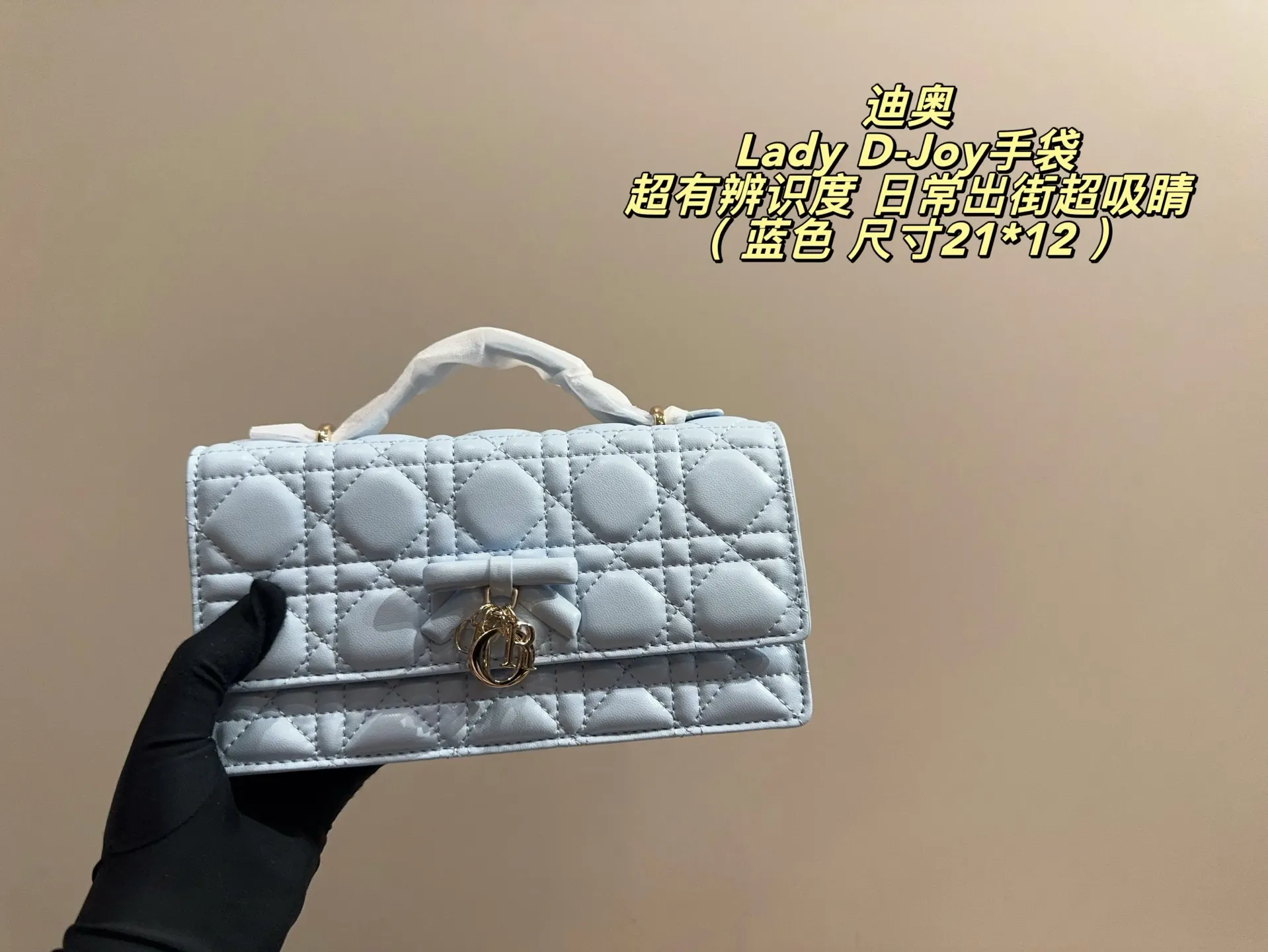 Lady D-Joy Quilted Shoulder Bag D35517979 — view 6