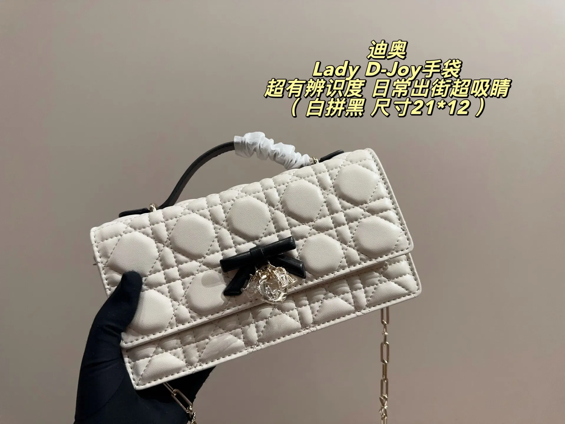 Lady D-Joy Quilted Shoulder Bag D35517979 — view 10