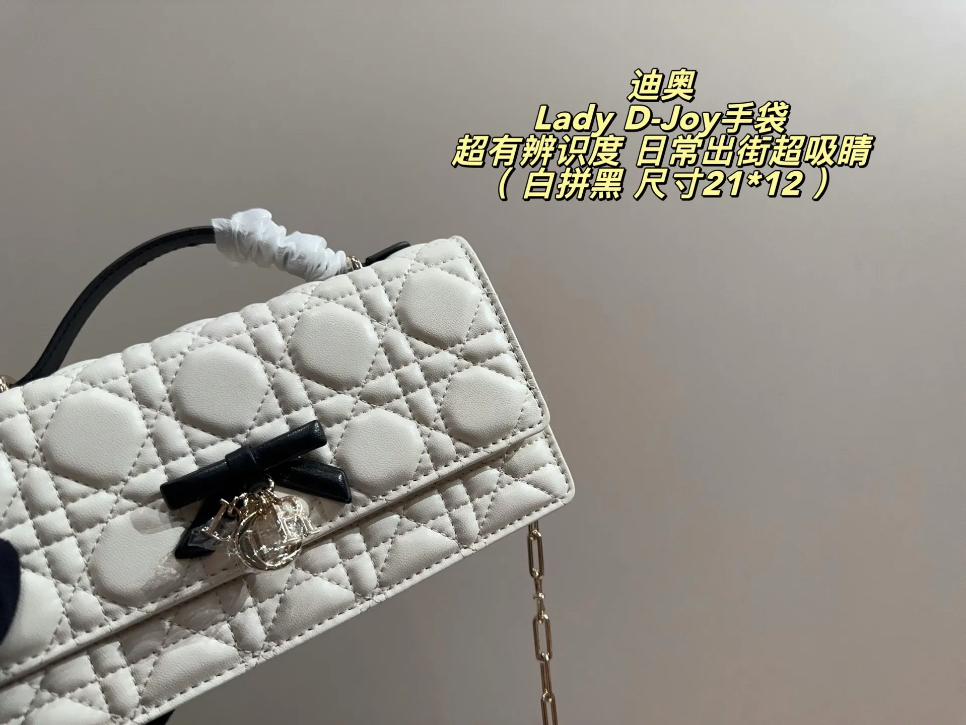 Lady D-Joy Quilted Shoulder Bag D35517979 — view 11