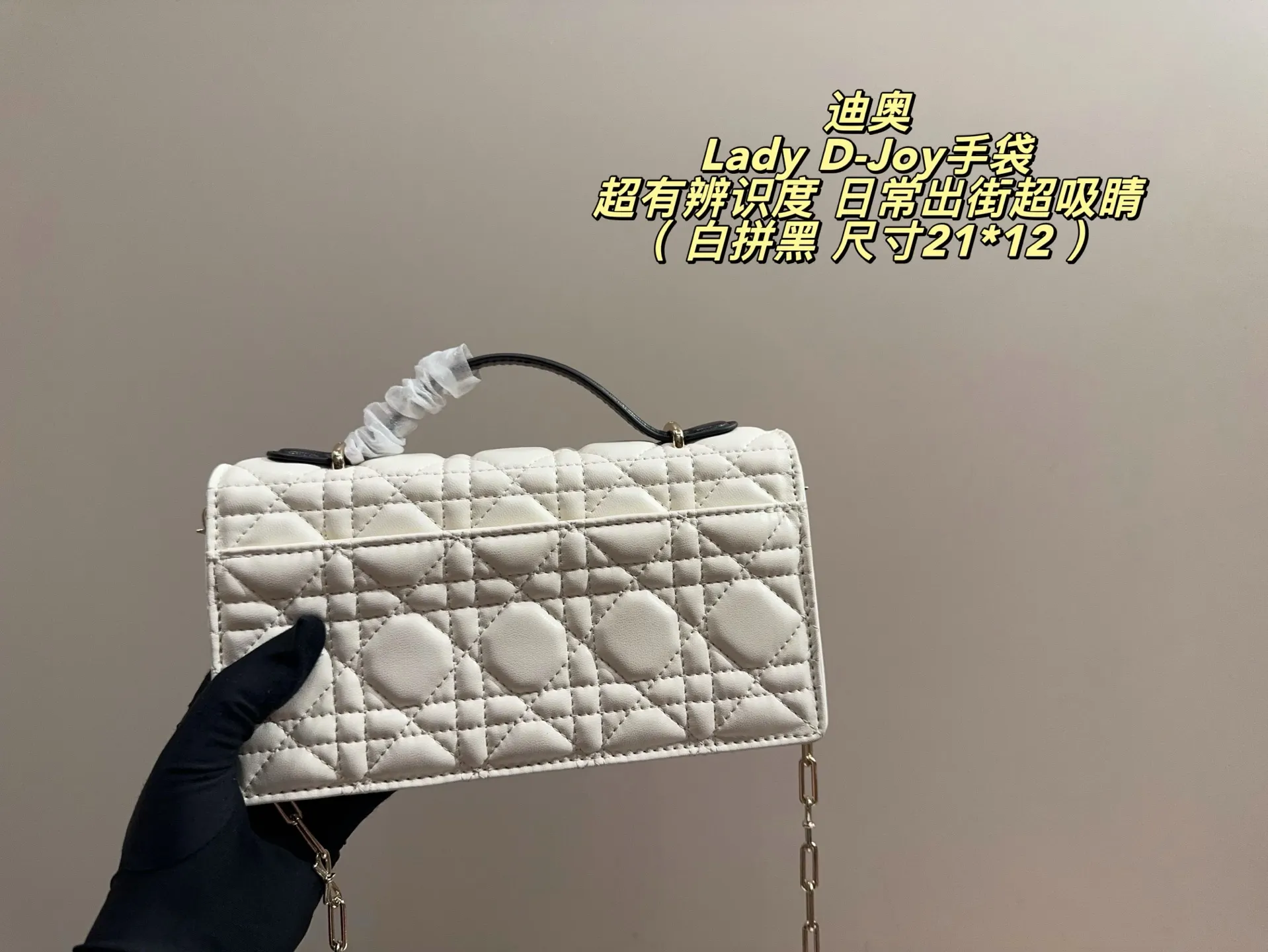 Lady D-Joy Quilted Shoulder Bag D35517979 — view 14