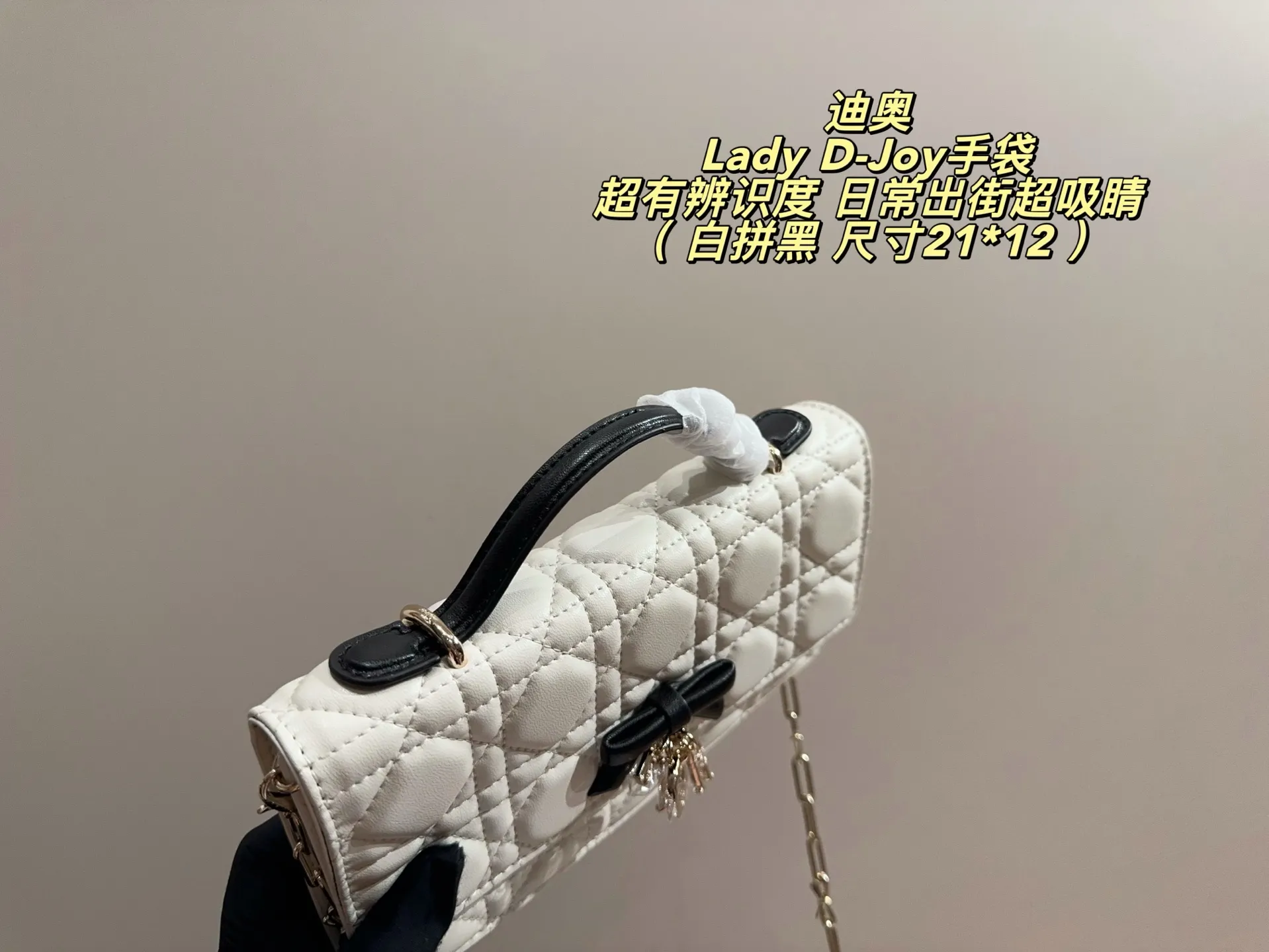 Lady D-Joy Quilted Shoulder Bag D35517979 — view 15