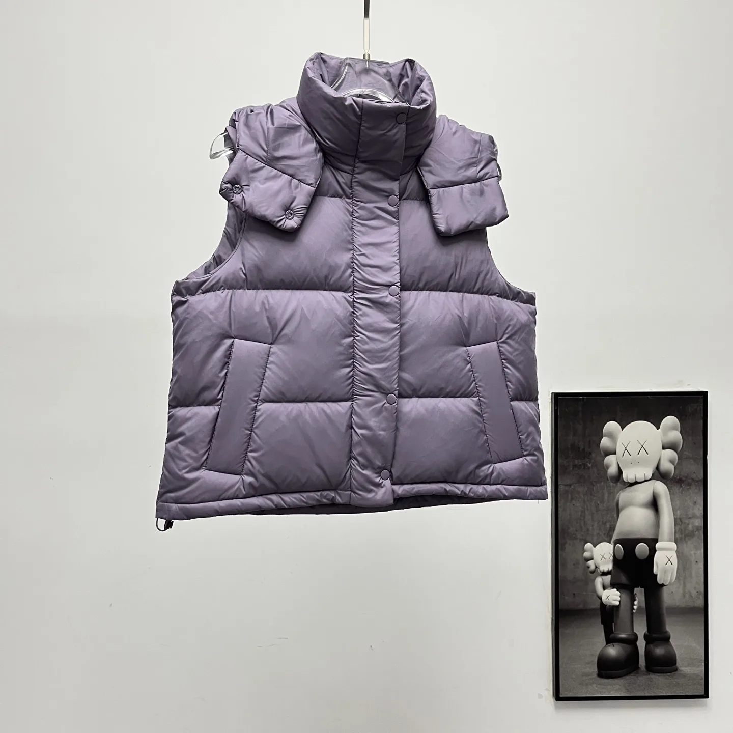 Wunder Puff Hooded Down Vest D36019024 — view 4