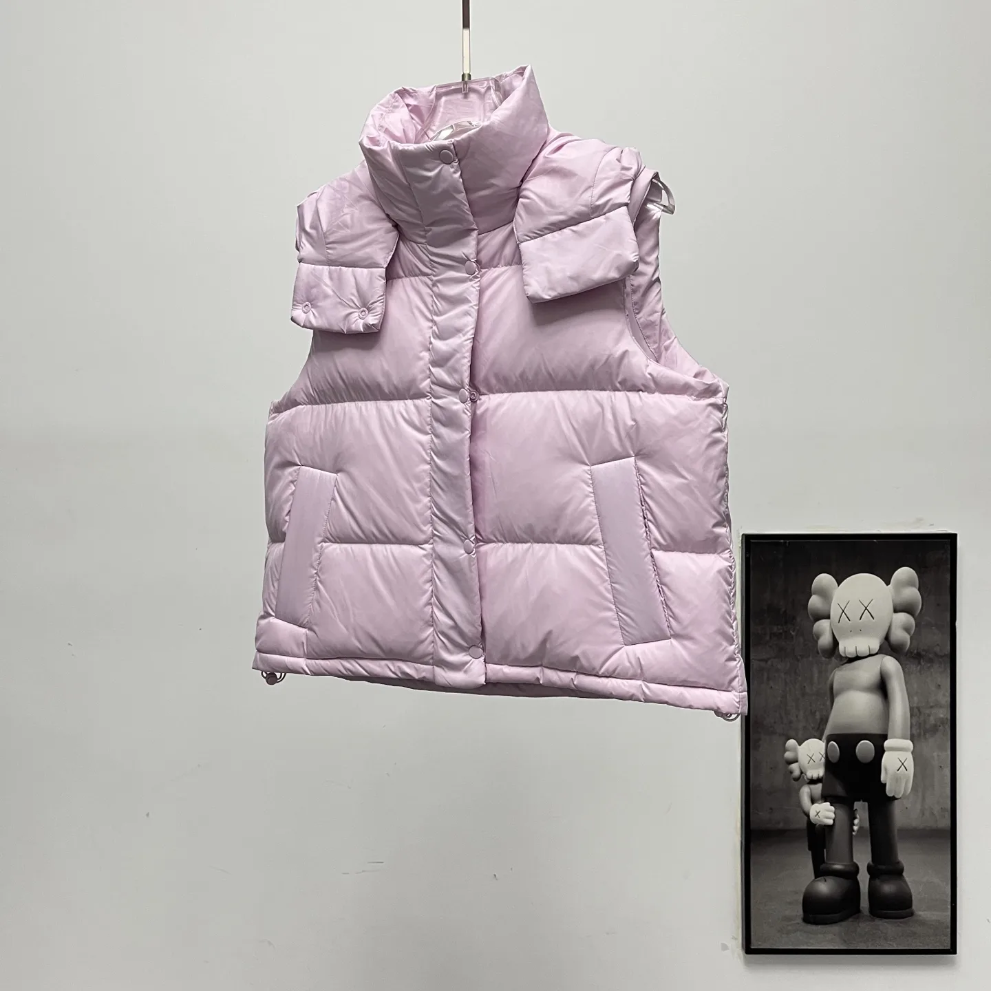 Wunder Puff Hooded Down Vest D36019023 — view 2