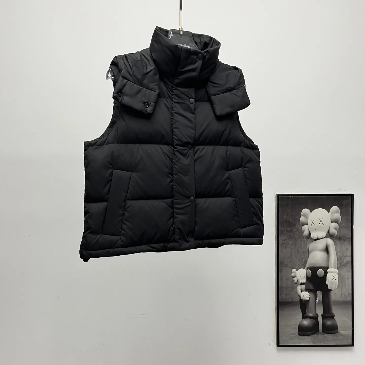 Wunder Puff Hooded Down Vest D36019020 — view 4