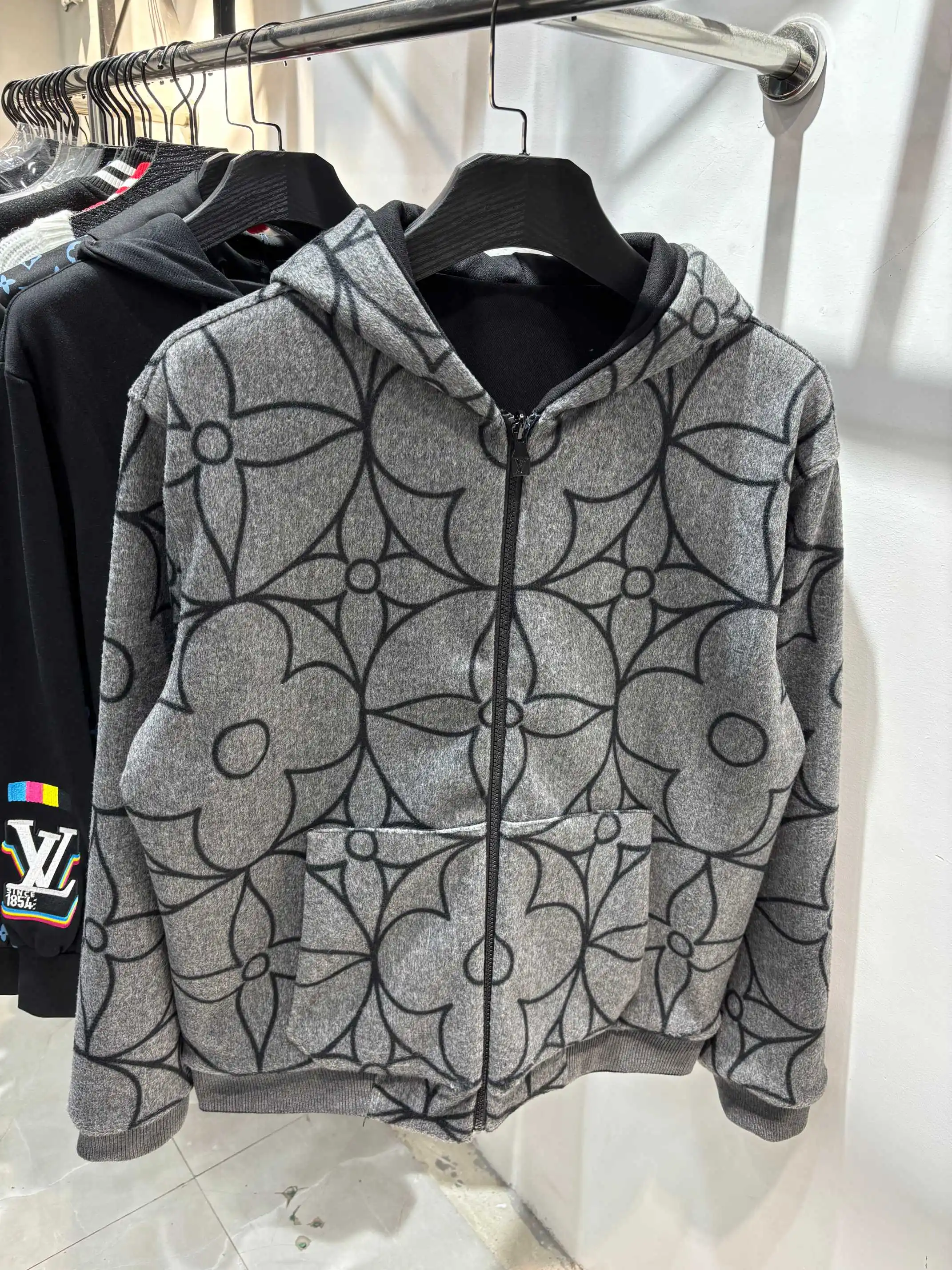 Reversible Monogram Jacquard Wool Jacket D36513451 — view 7