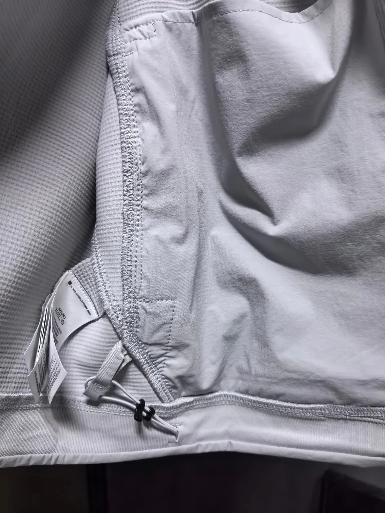 Waffle-Knit Zip-Up Performance Jacket D37020831 — view 9