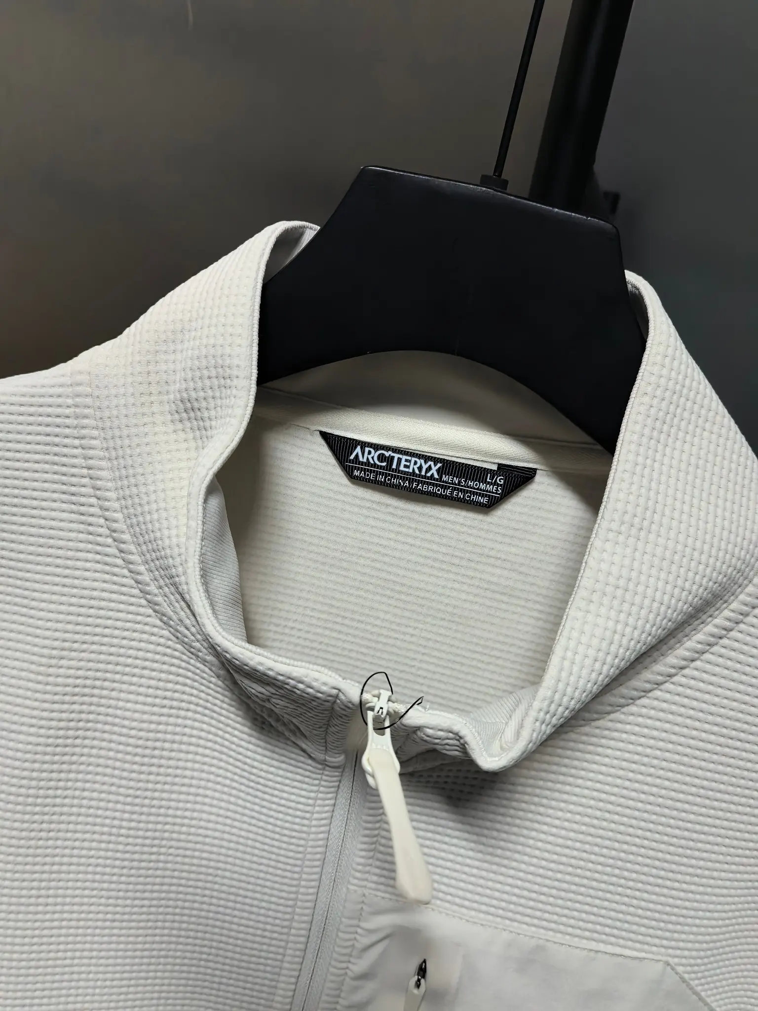 Waffle-Knit Zip-Up Performance Jacket D37020833 — view 4