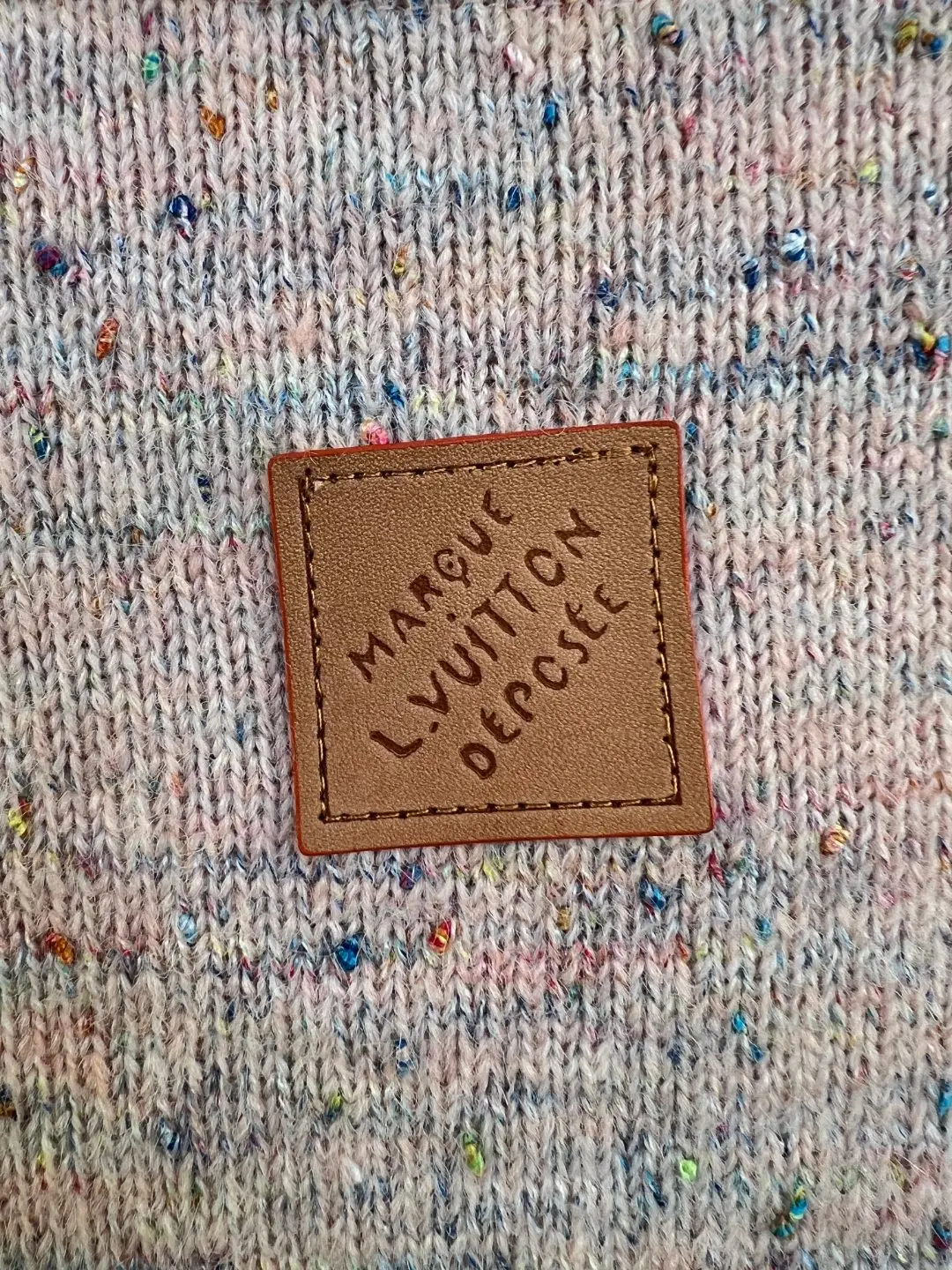 Speckled Wool Knit Cardigan with Pearl Buttons D37019254 — view 5