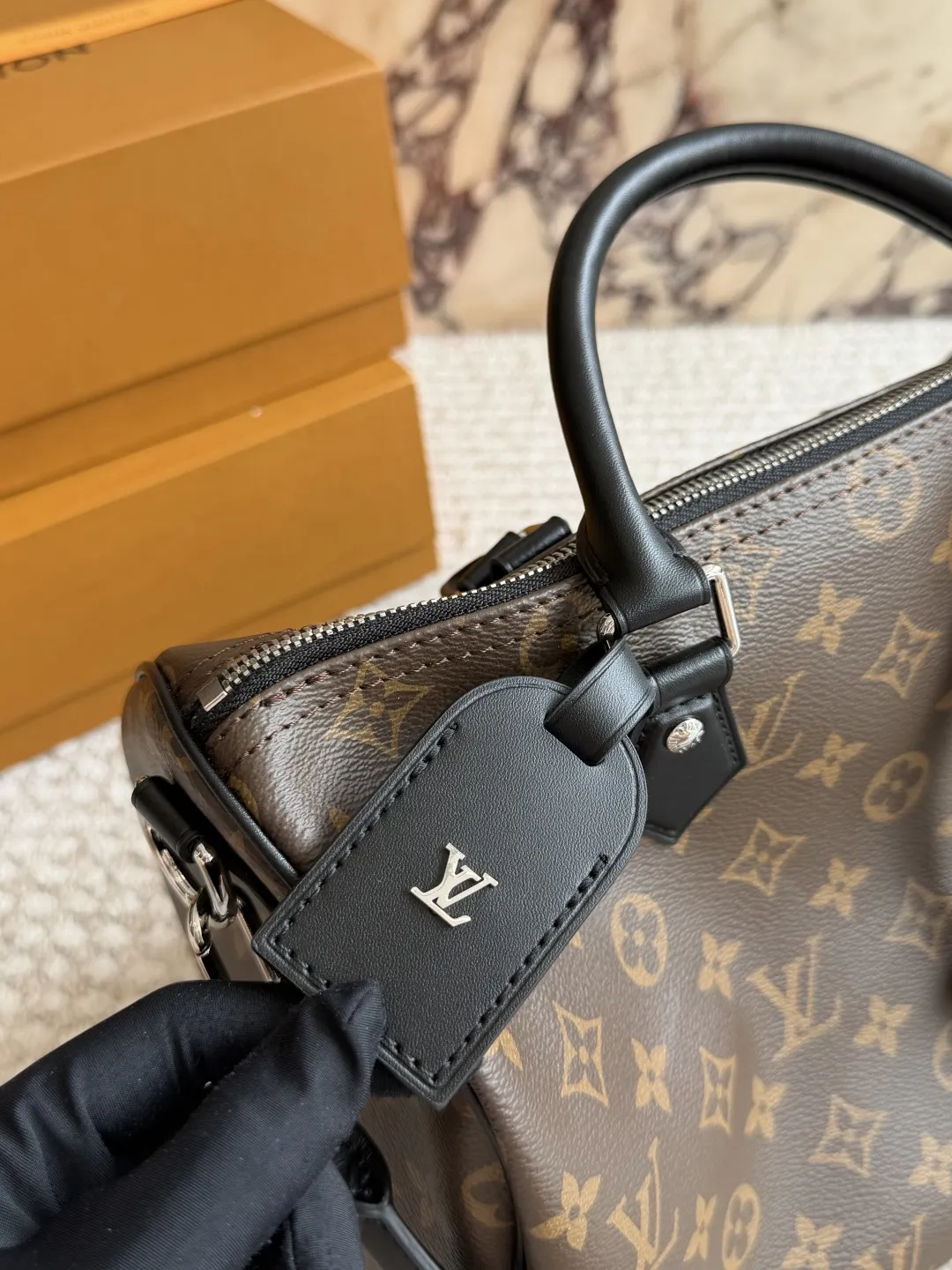 Speedy 30 Monogram Canvas Bandoulière Bag D37018045 — view 9