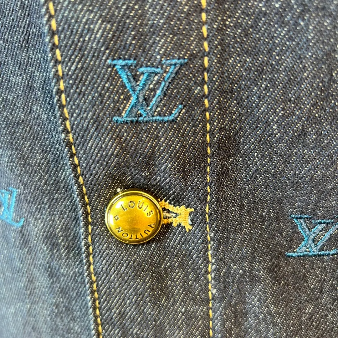 Monogram Embroidered Denim Trucker Jacket D39019270 — view 4