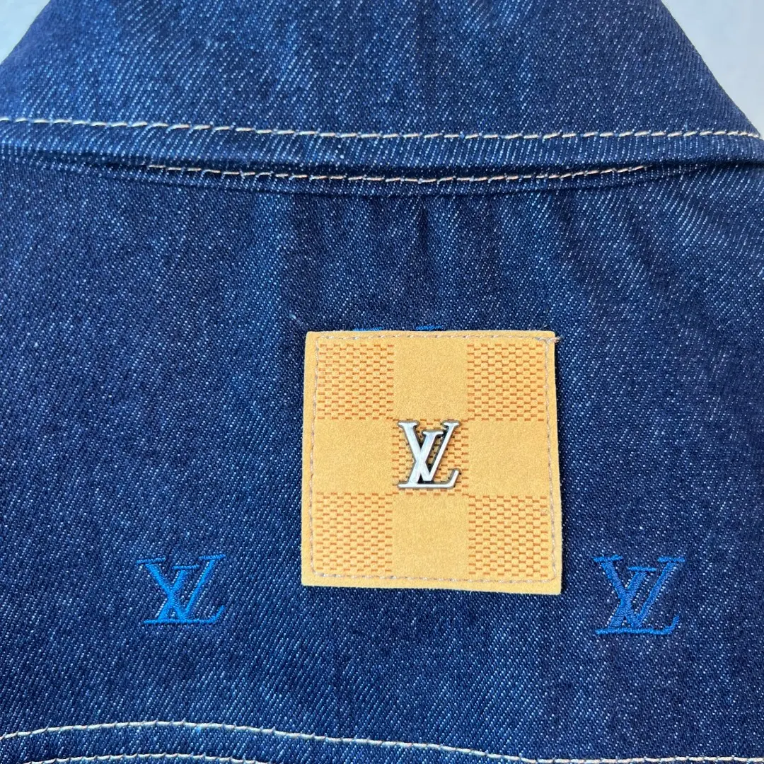 Monogram Embroidered Denim Trucker Jacket D39019270 — view 7