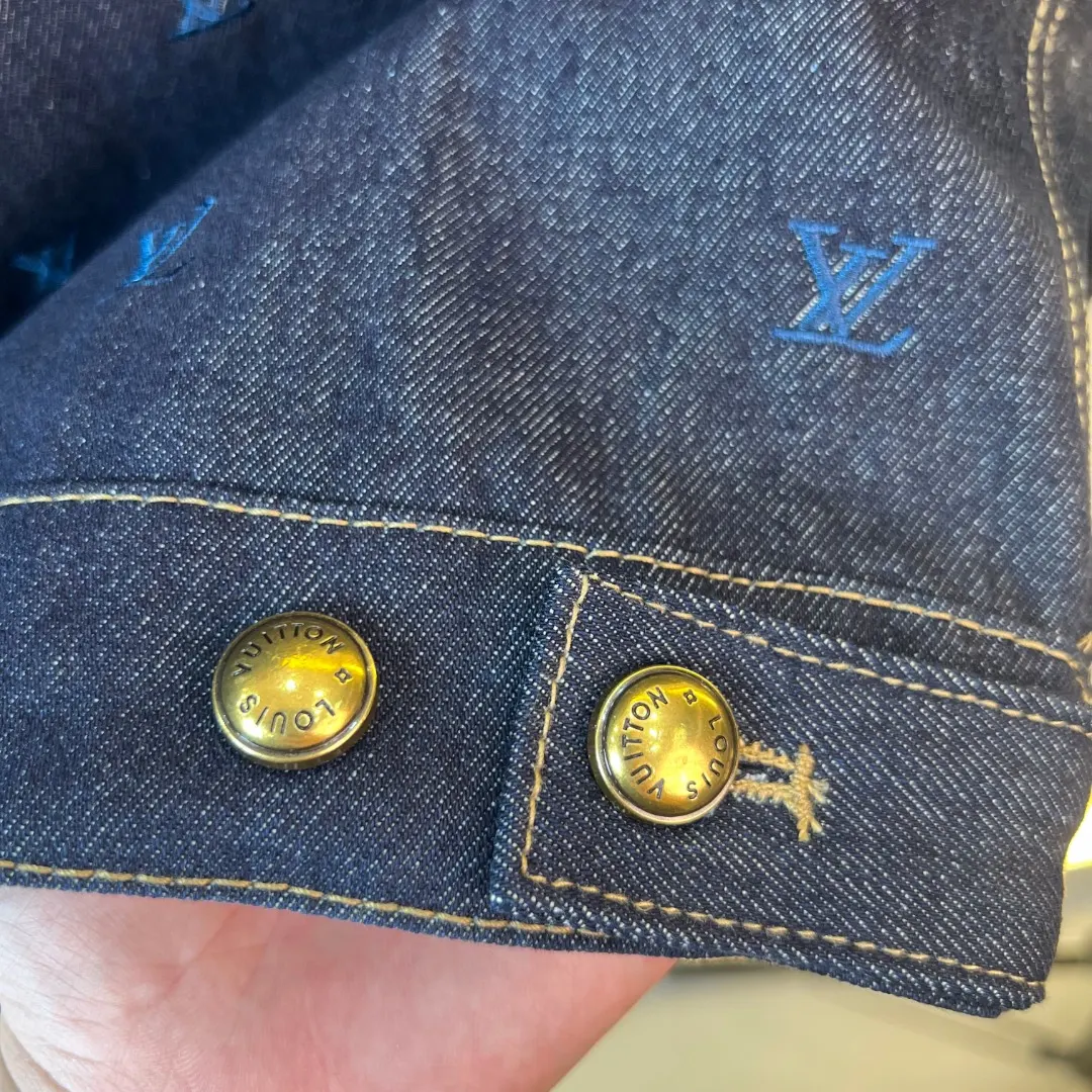 Monogram Embroidered Denim Trucker Jacket D39019270 — view 8