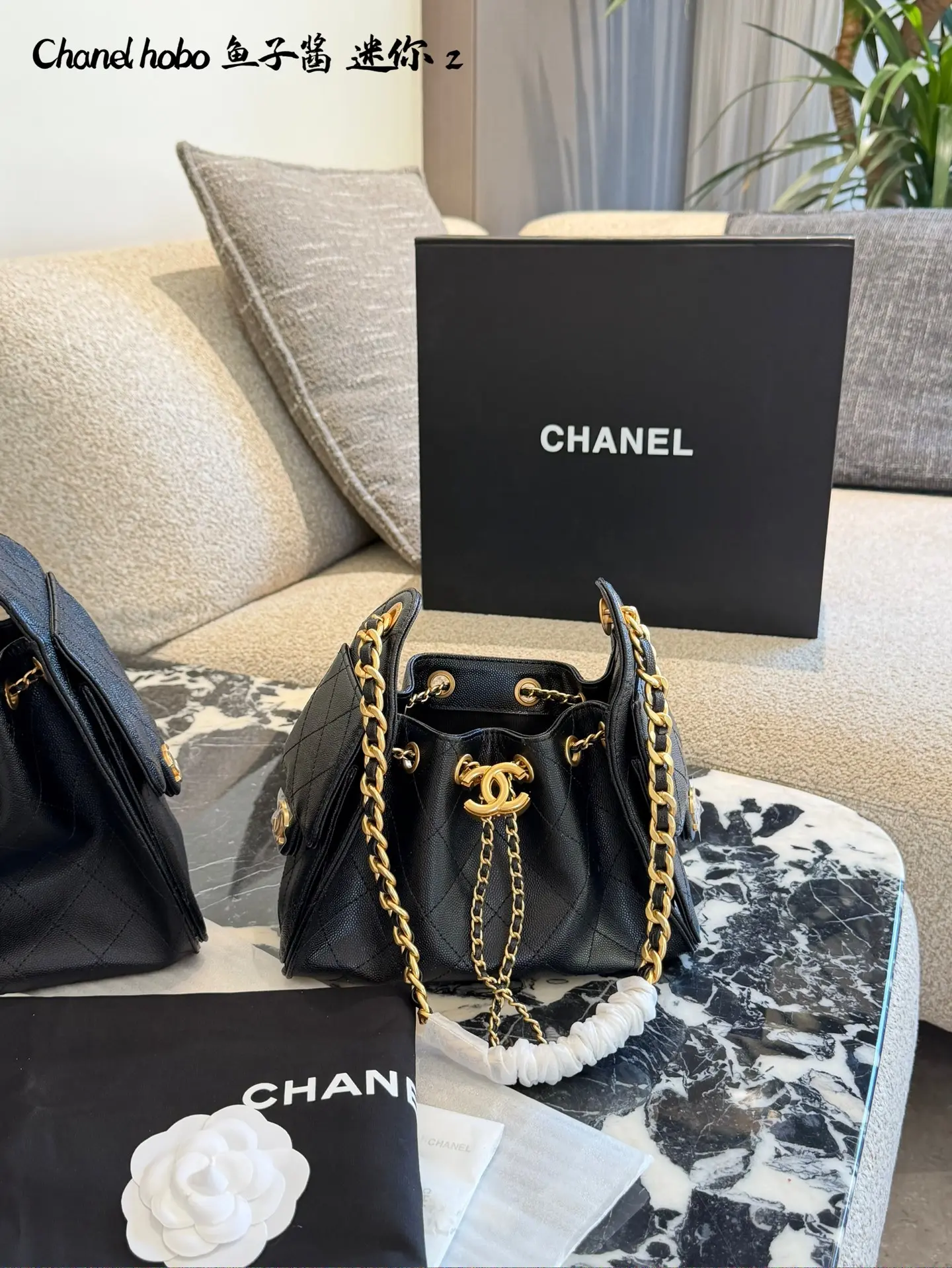 Chanel 25C Hobo Bucket Bag D41017820 — view 2