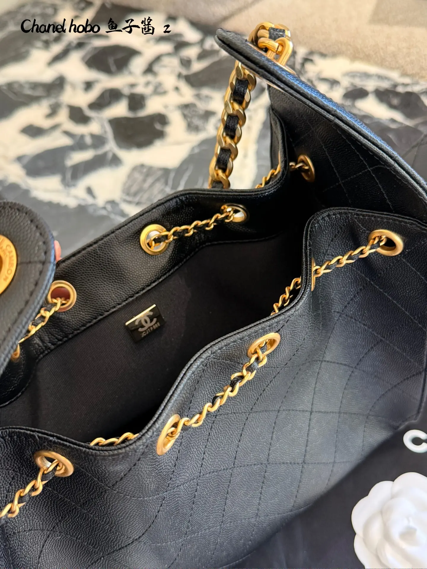 Chanel 25C Hobo Bucket Bag D41017820 — view 9
