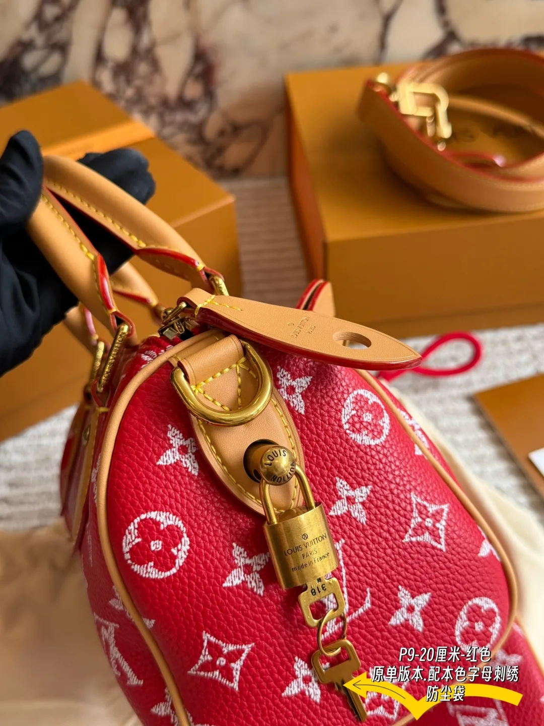 Speedy 20 Monogram Canvas Top-Handle Bag D43017810 — view 8
