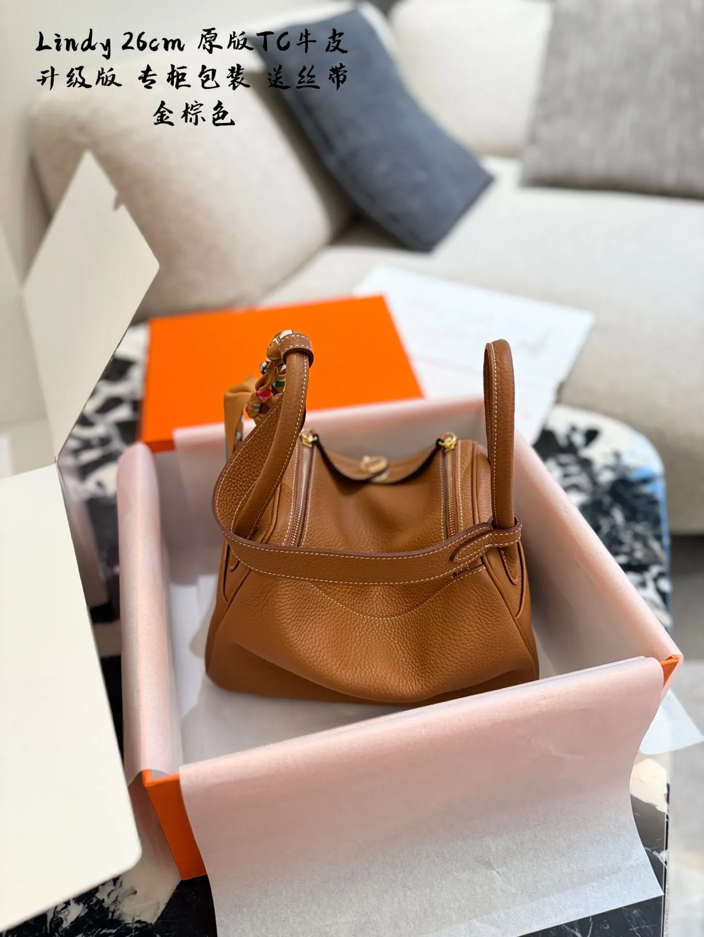 Lindy Top-Handle Bag D43017815 — view 3