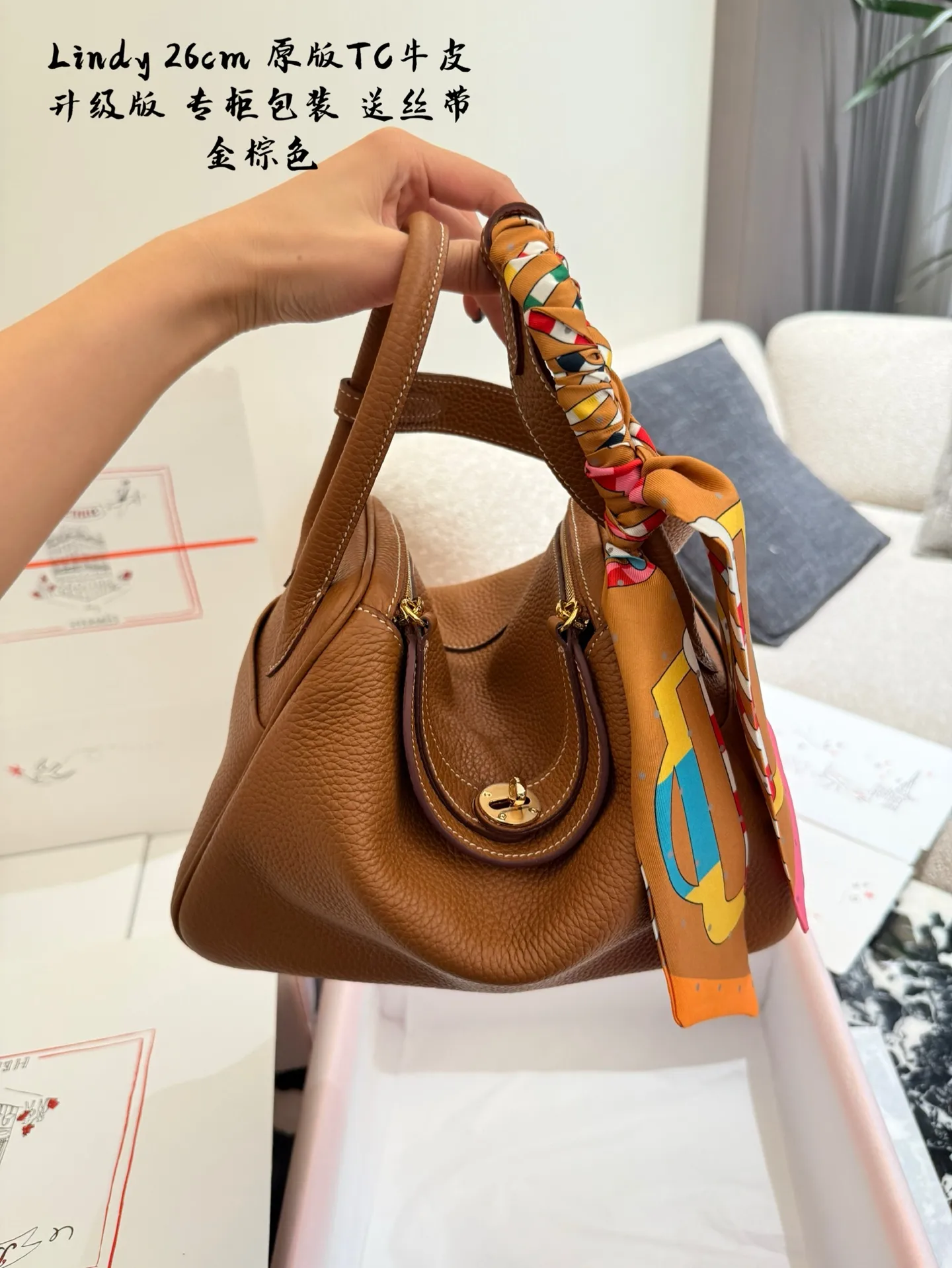 Lindy Top-Handle Bag D43017815 — view 6