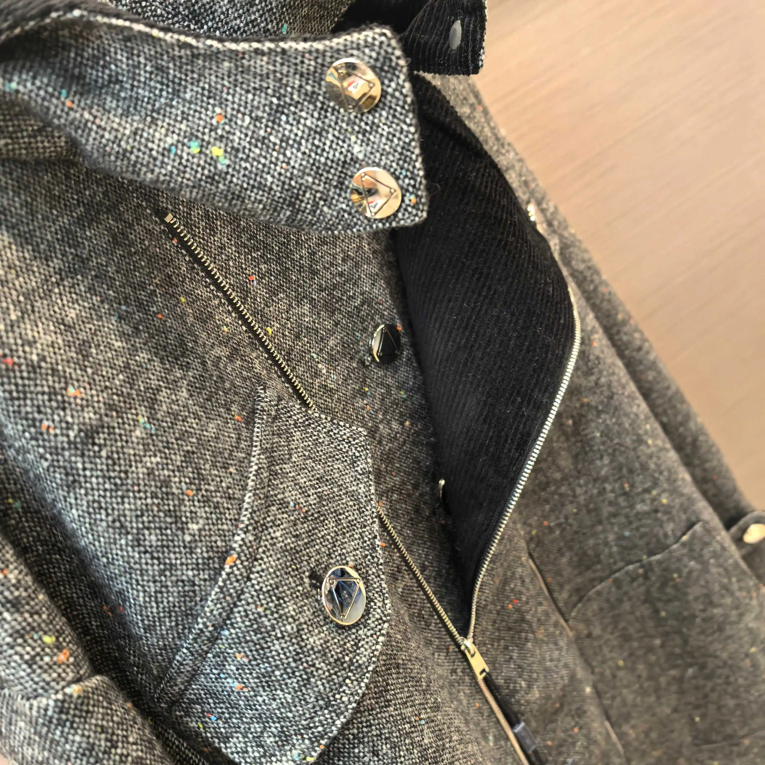 Belted Hooded Wool-Blend Coat D44522415 — view 4