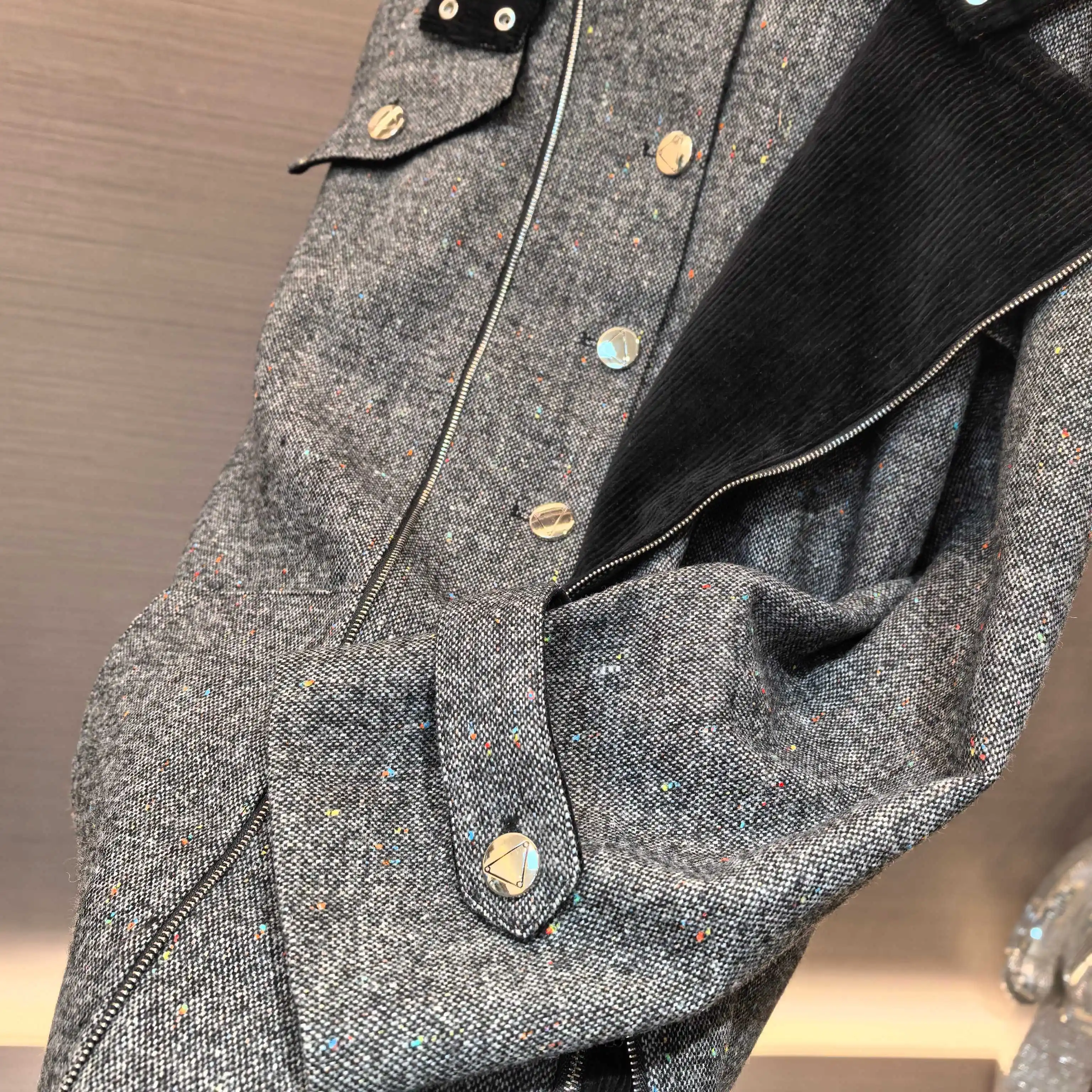 Belted Hooded Wool-Blend Coat D44522415 — view 5