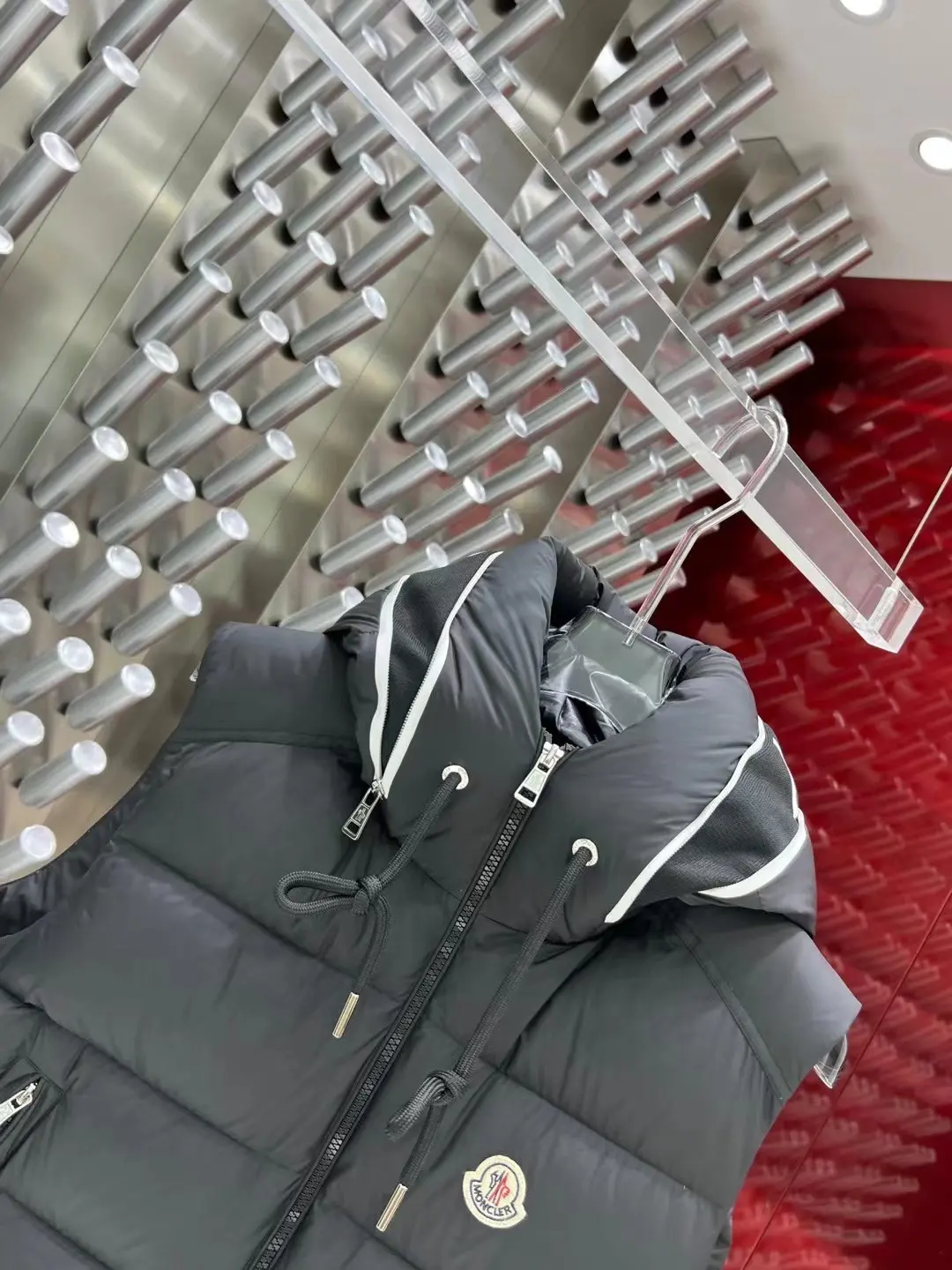 Moncler Hooded Down-Filled Puffer Gilet D47020845 — view 2