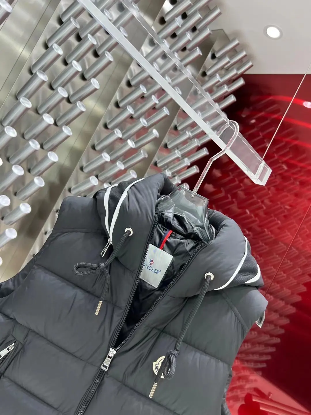 Moncler Hooded Down-Filled Puffer Gilet D47020845 — view 5