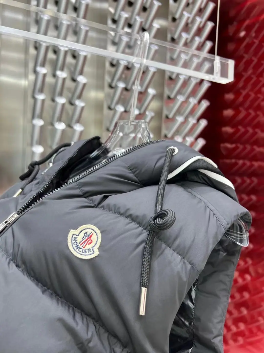 Moncler Hooded Down-Filled Puffer Gilet D47020845 — view 6