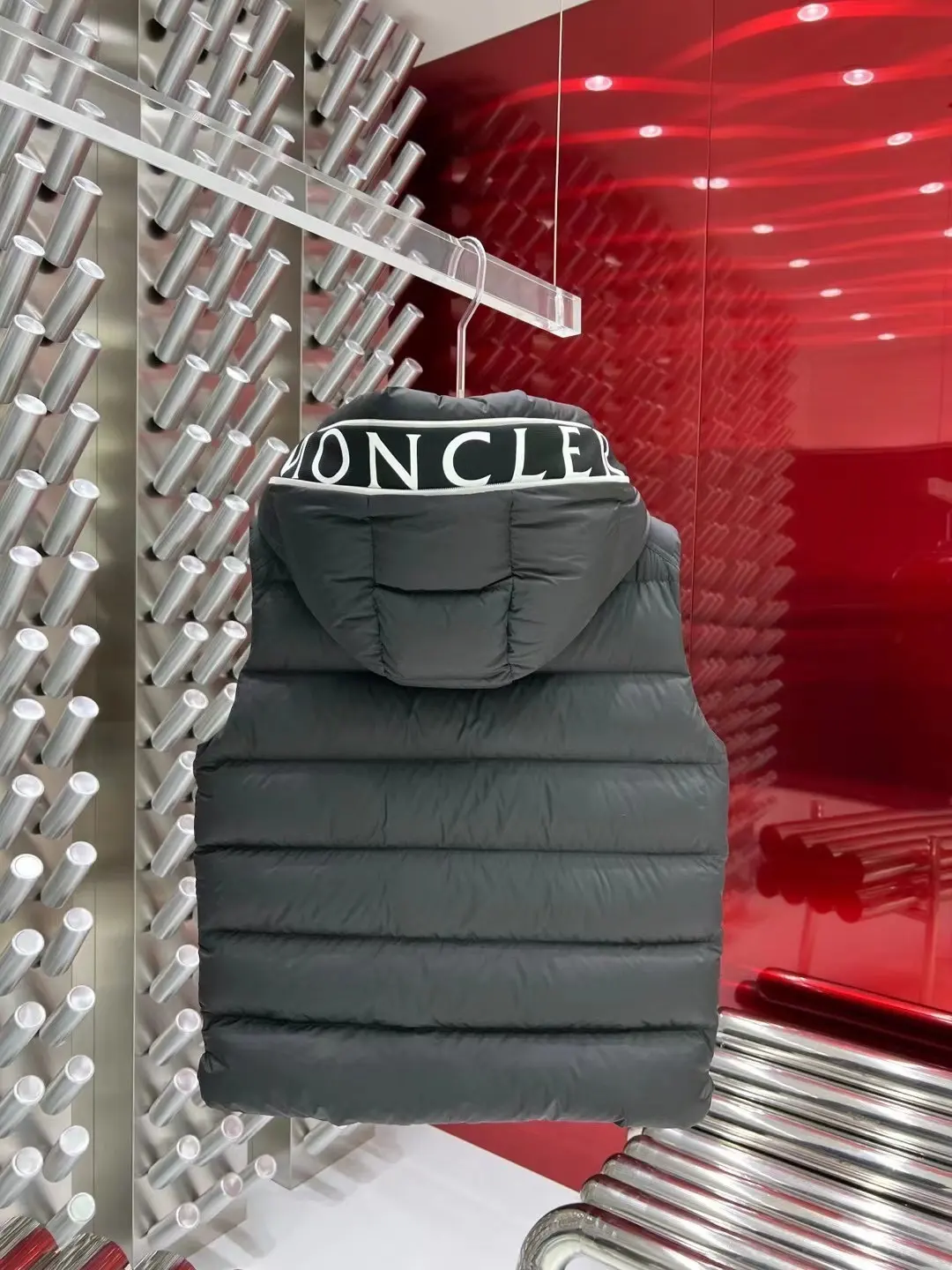 Moncler Hooded Down-Filled Puffer Gilet D47020845 — view 7