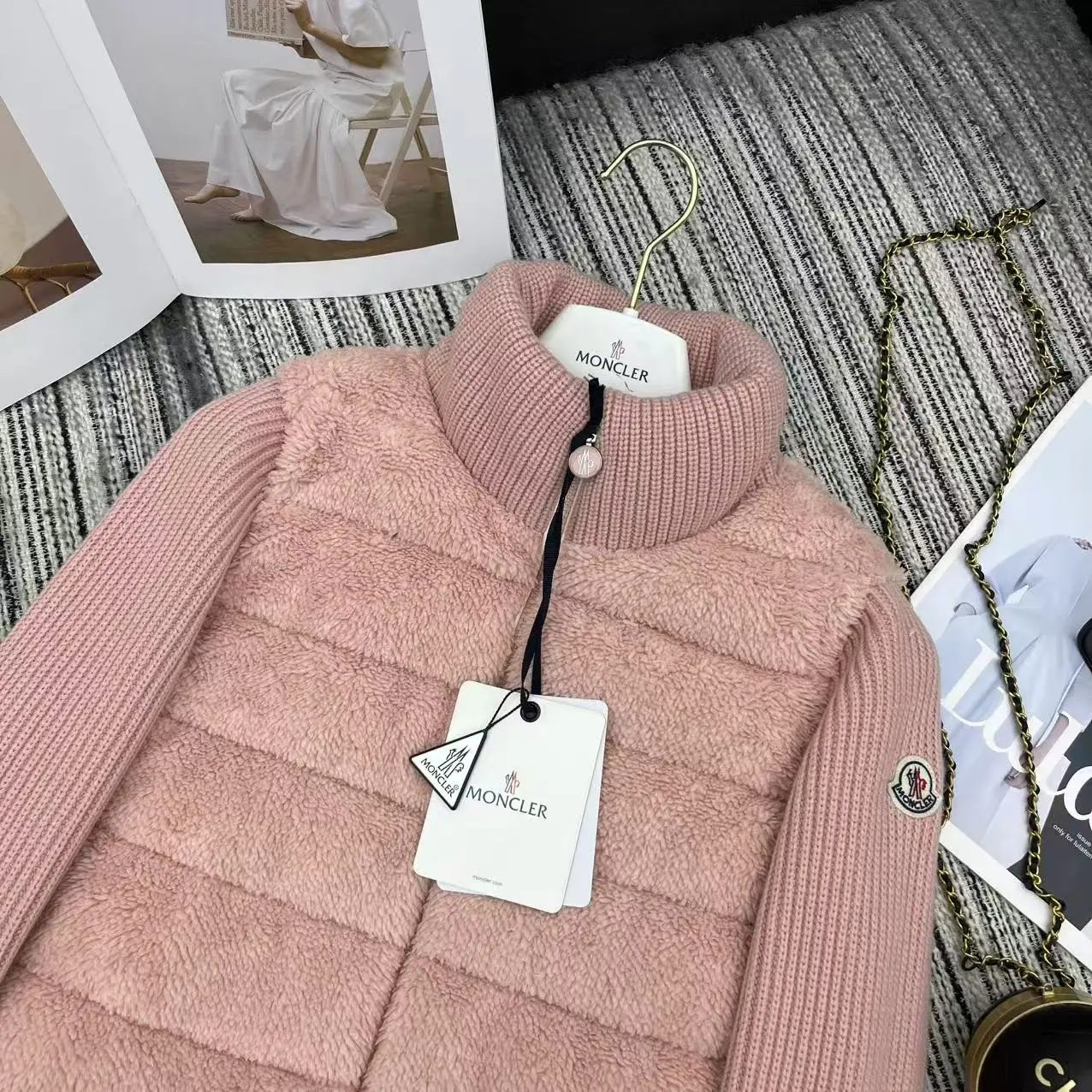 Quilted Down-Filled Cardigan Jacket D47020889 — view 2