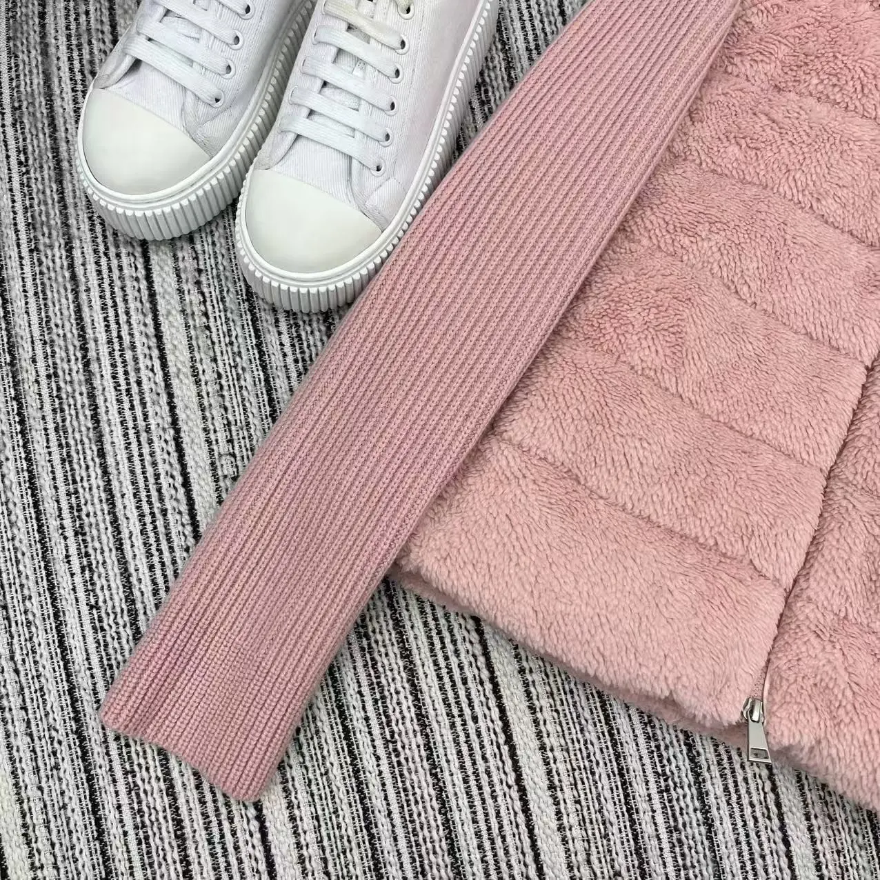 Quilted Down-Filled Cardigan Jacket D47020889 — view 7