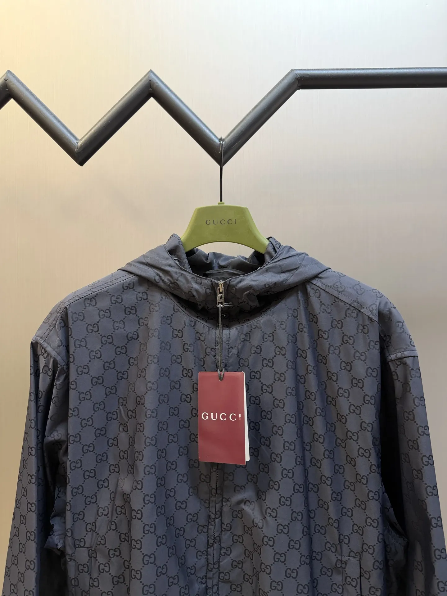 GG Monogram Nylon Hooded Windbreaker D49019169 — view 2