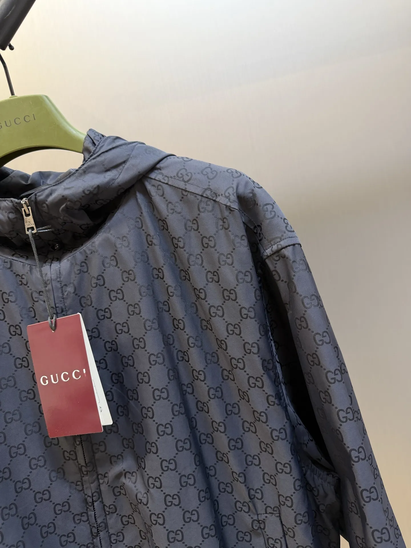 GG Monogram Nylon Hooded Windbreaker D49019169 — view 3