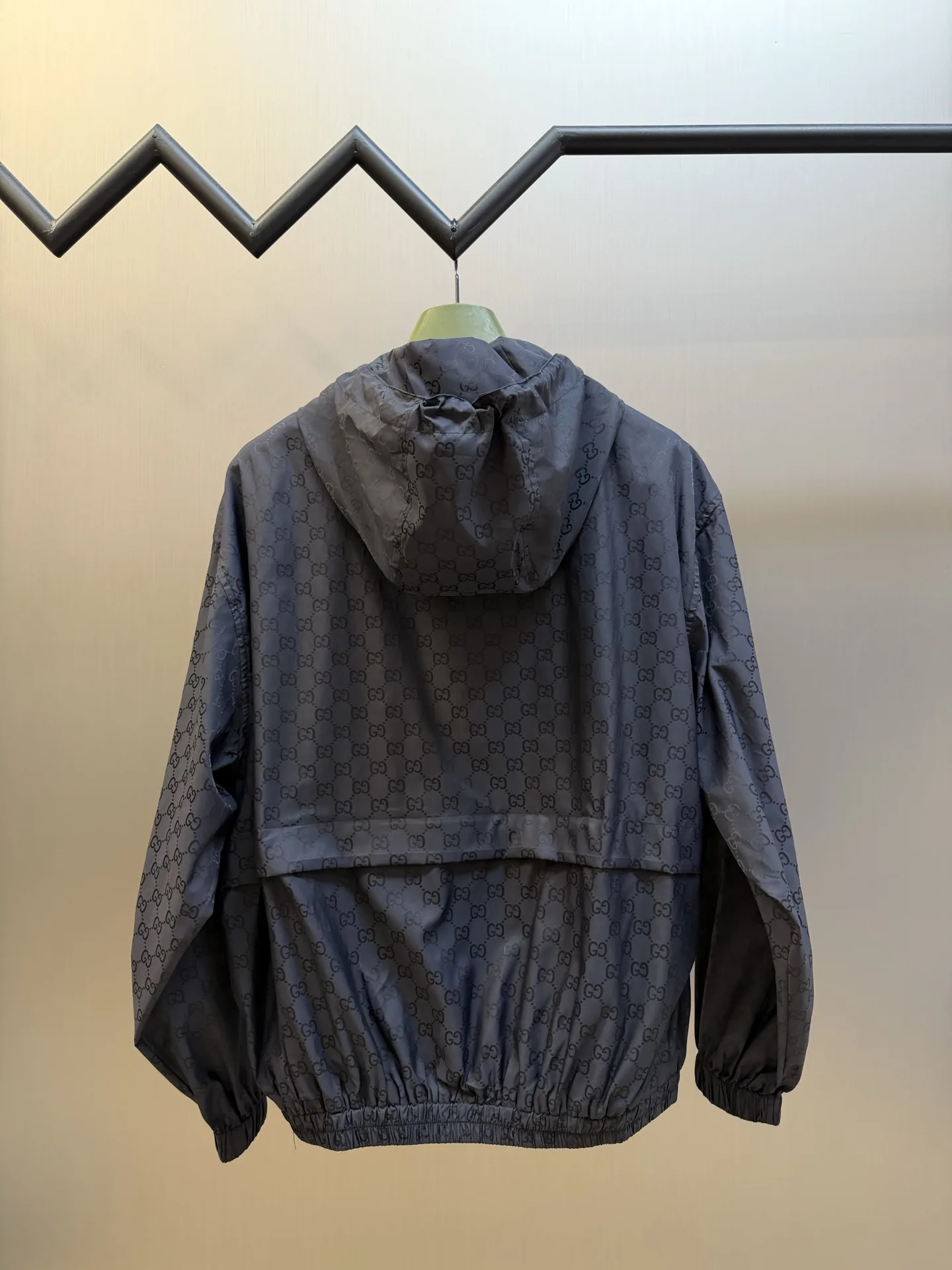GG Monogram Nylon Hooded Windbreaker D49019169 — view 4