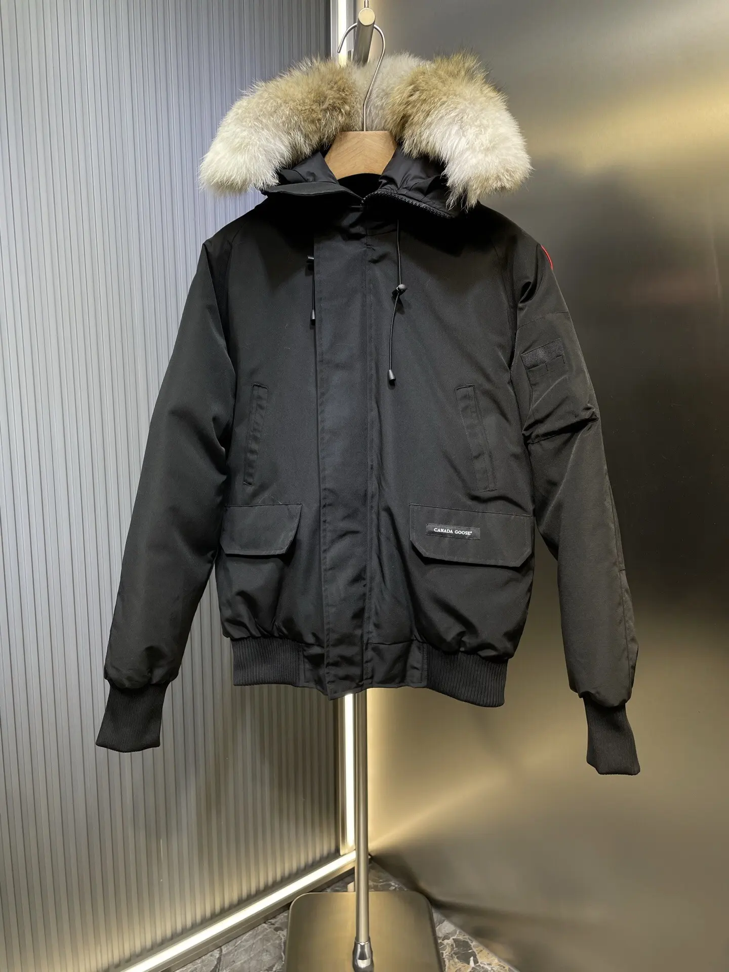 Chilliwack Fur-Trimmed Down Bomber Jacket D53020951