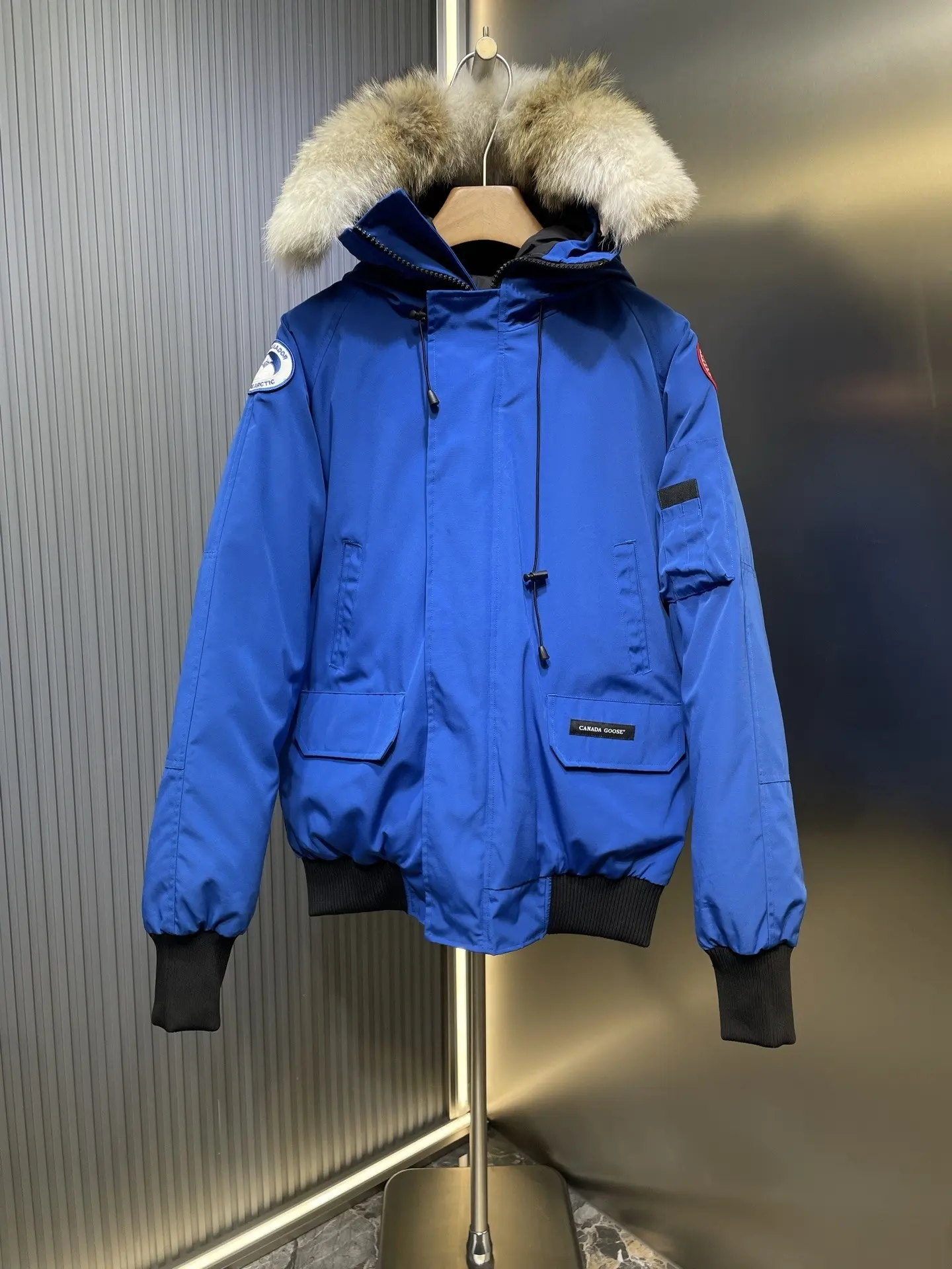 Chilliwack Fur-Trimmed Down Bomber Jacket D53020948