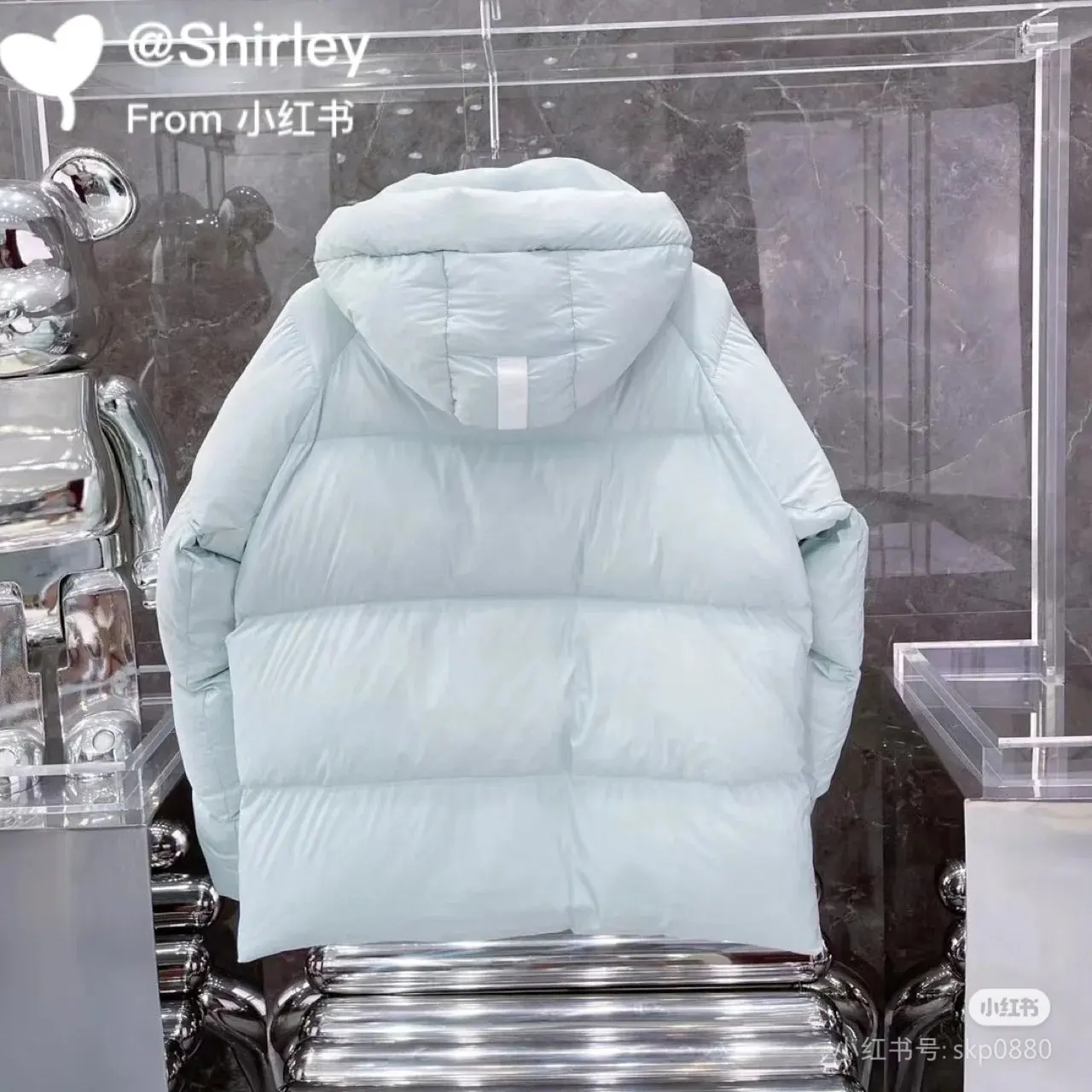 Junction Pastel Down Parka with White Label D53020984 — view 5