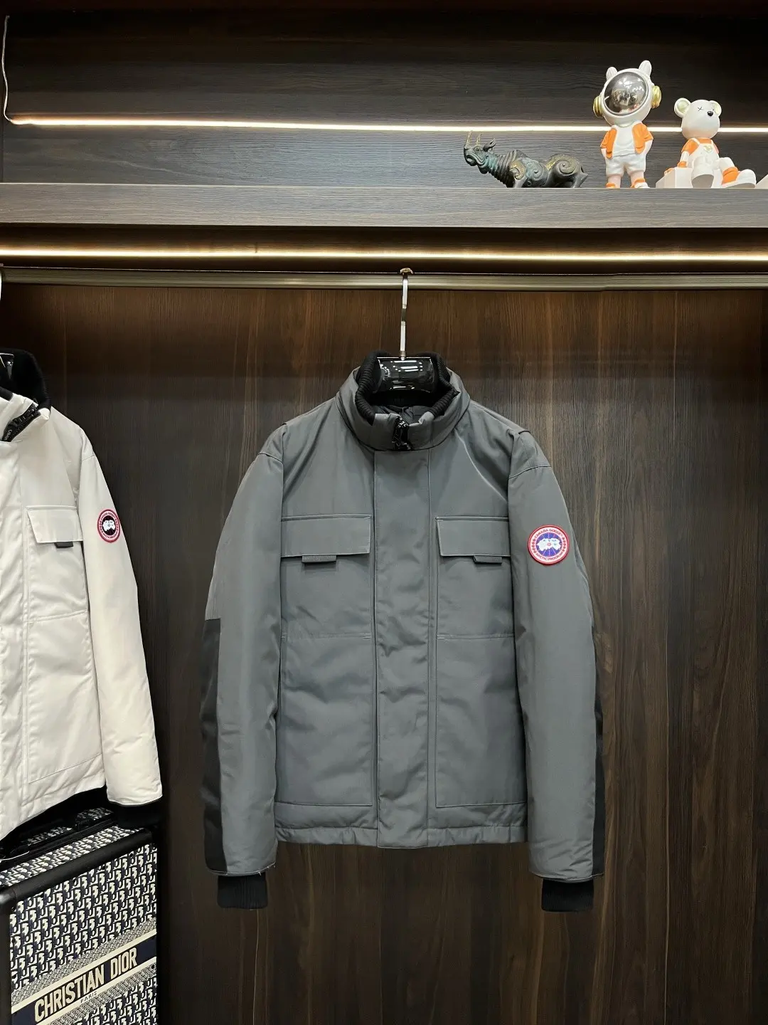 Down-Filled Stand-Collar Puffer Jacket D55020941