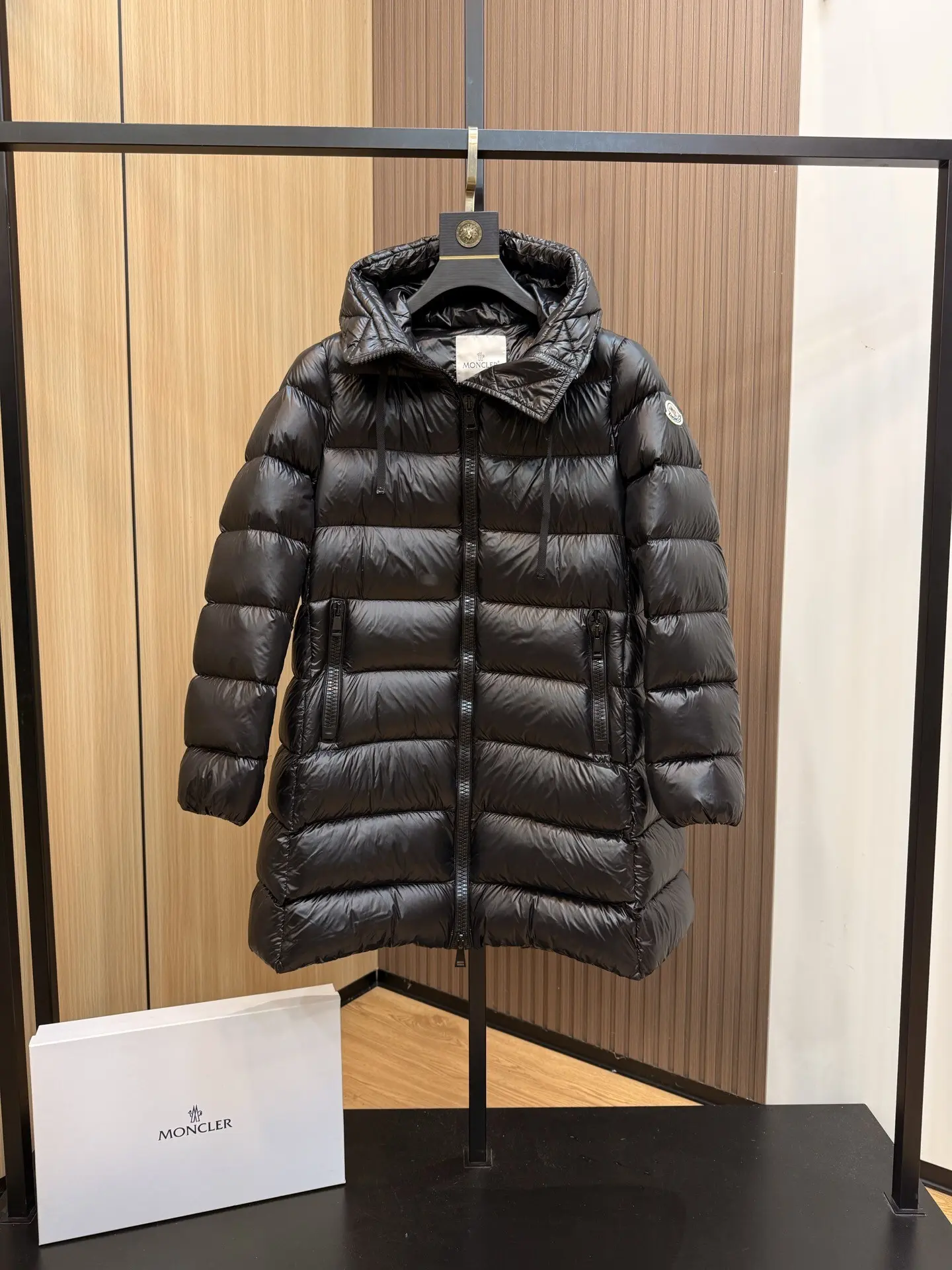 Suyen Hooded Longline Down Coat D55020898 — view 3