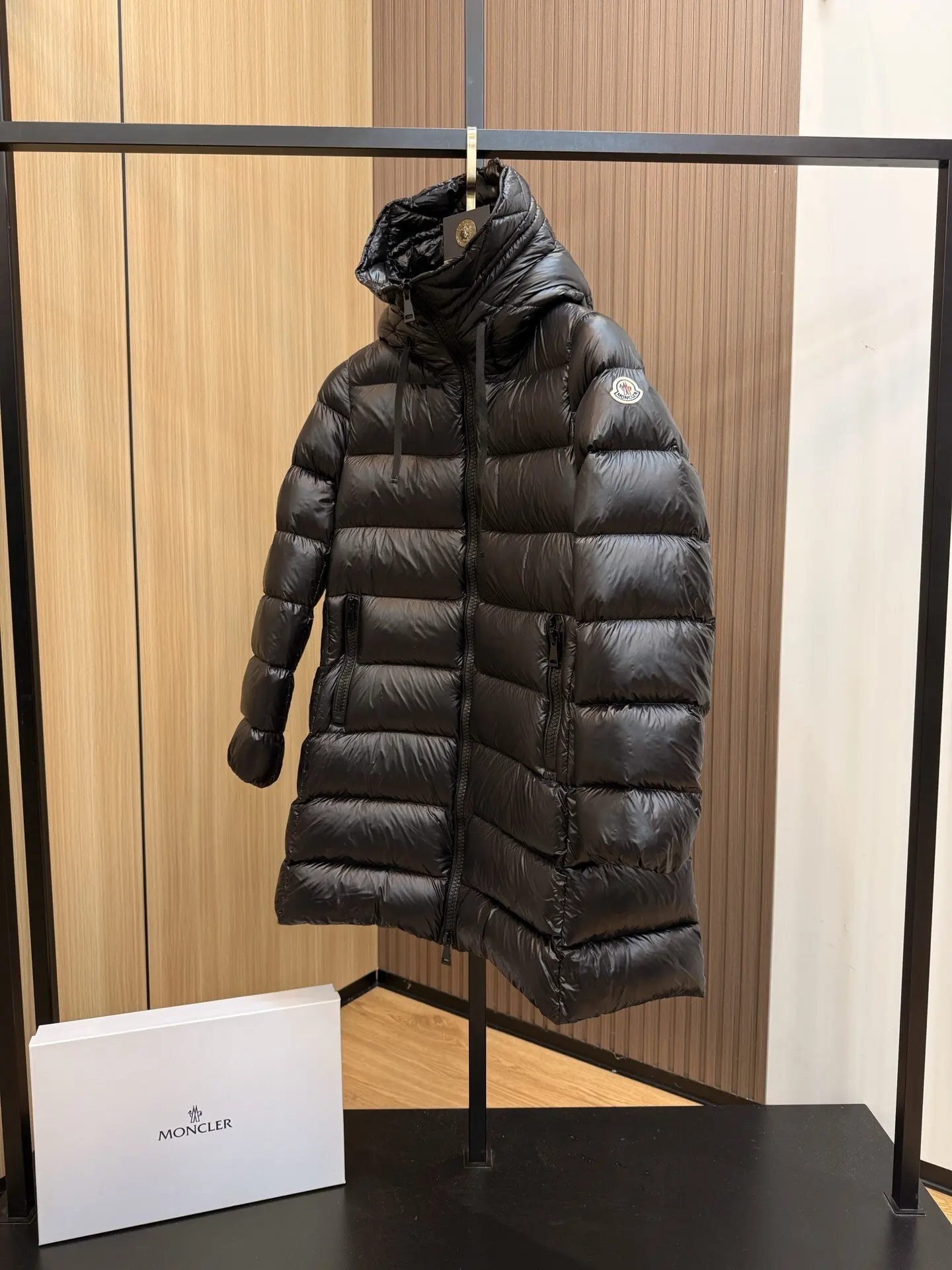 Suyen Hooded Longline Down Coat D55020898 — view 4