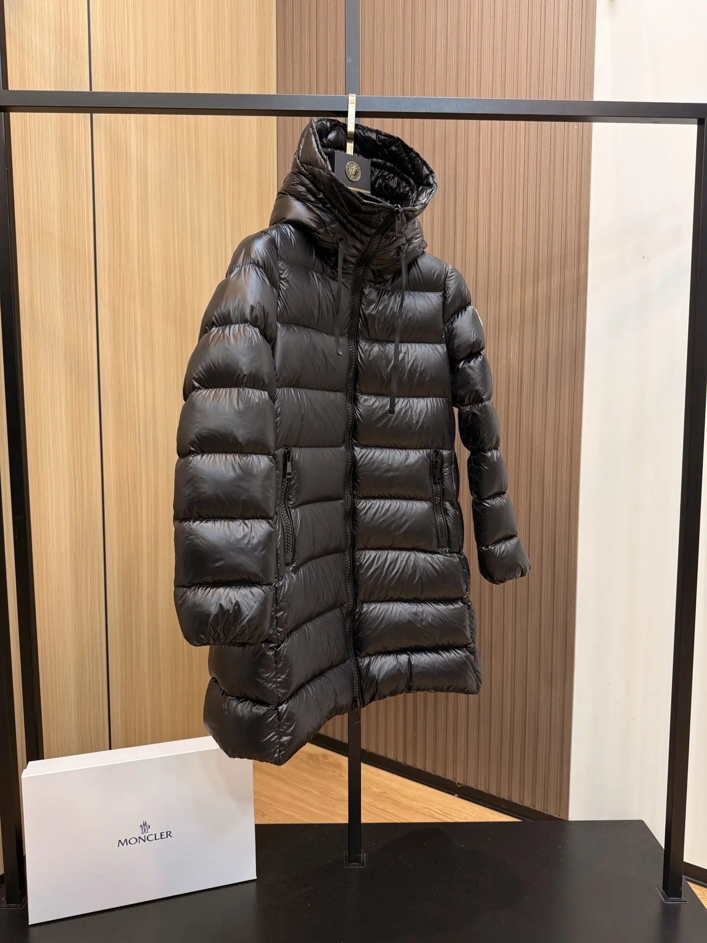 Suyen Hooded Longline Down Coat D55020898 — view 5