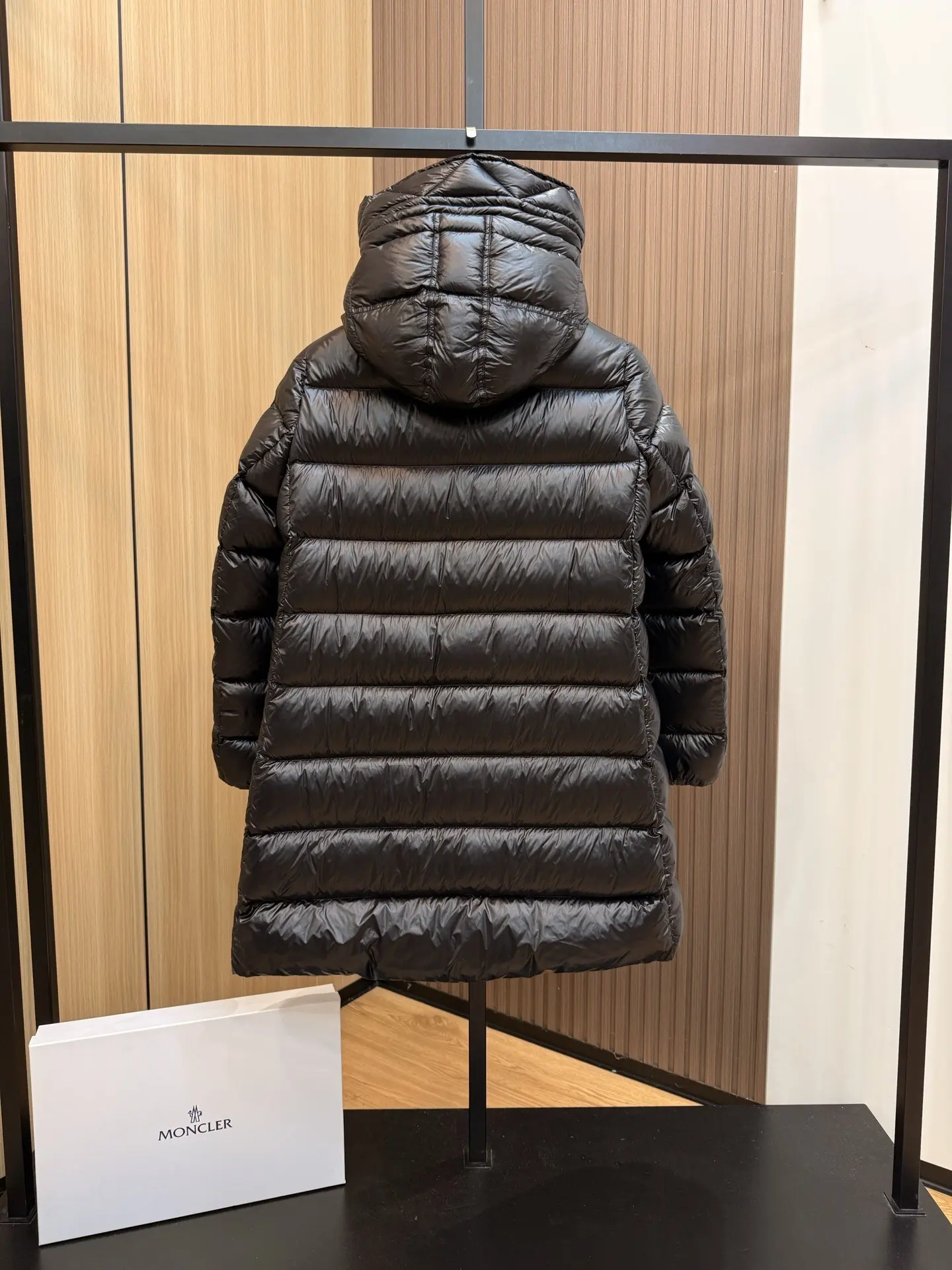 Suyen Hooded Longline Down Coat D55020898 — view 6