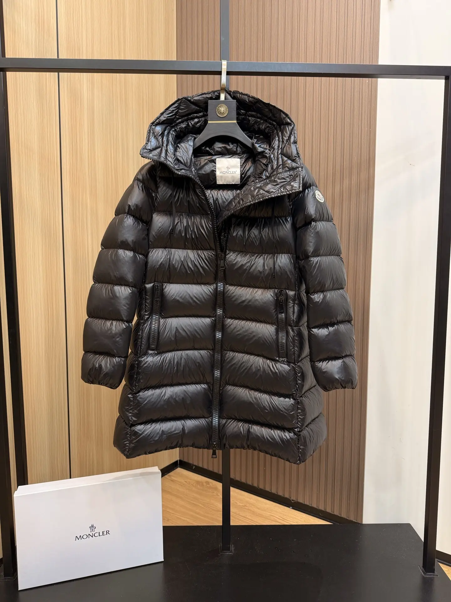 Suyen Hooded Longline Down Coat D55020898 — view 7