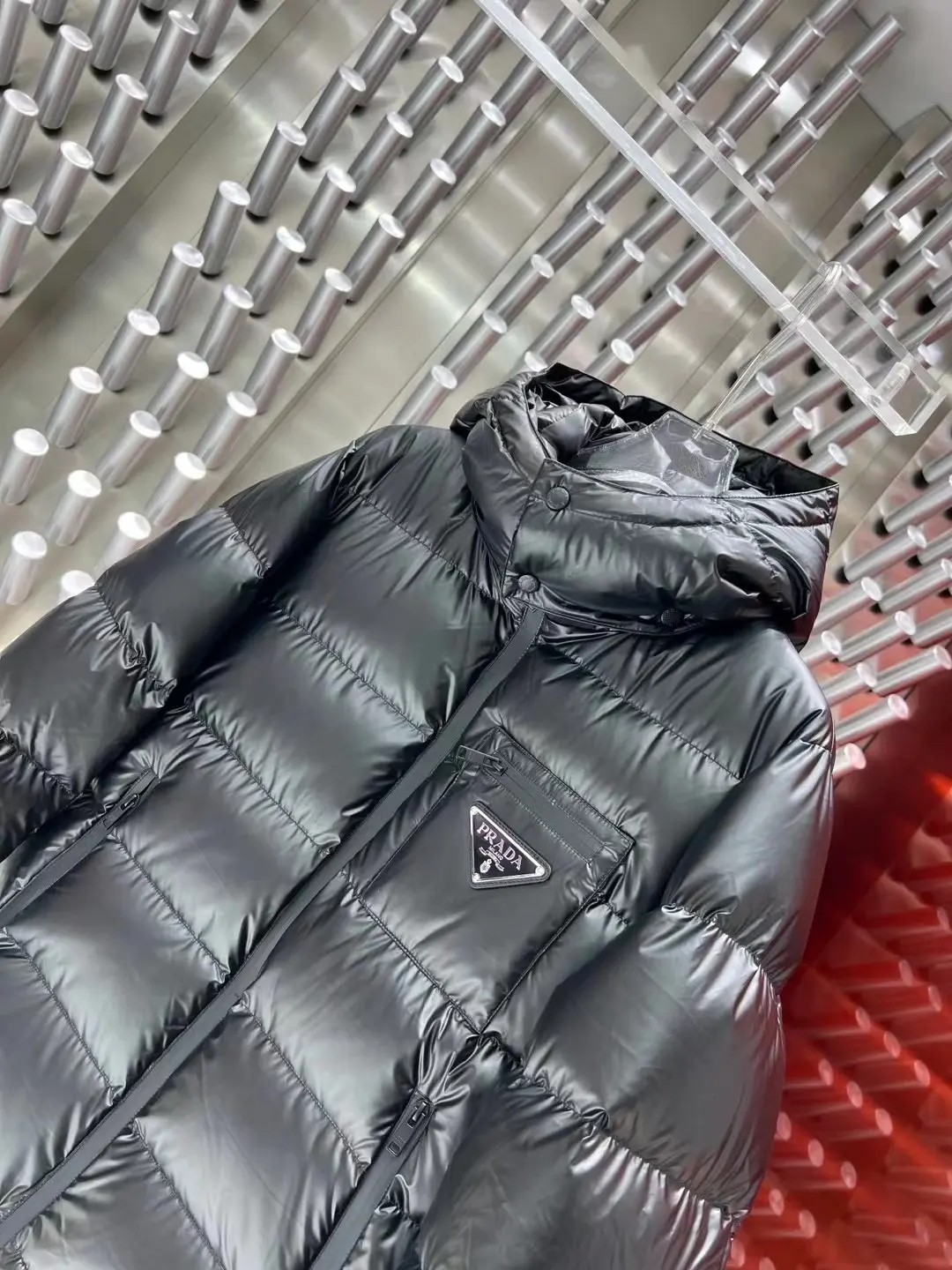 Hooded Down-Filled Puffer Jacket D59020979 — view 3