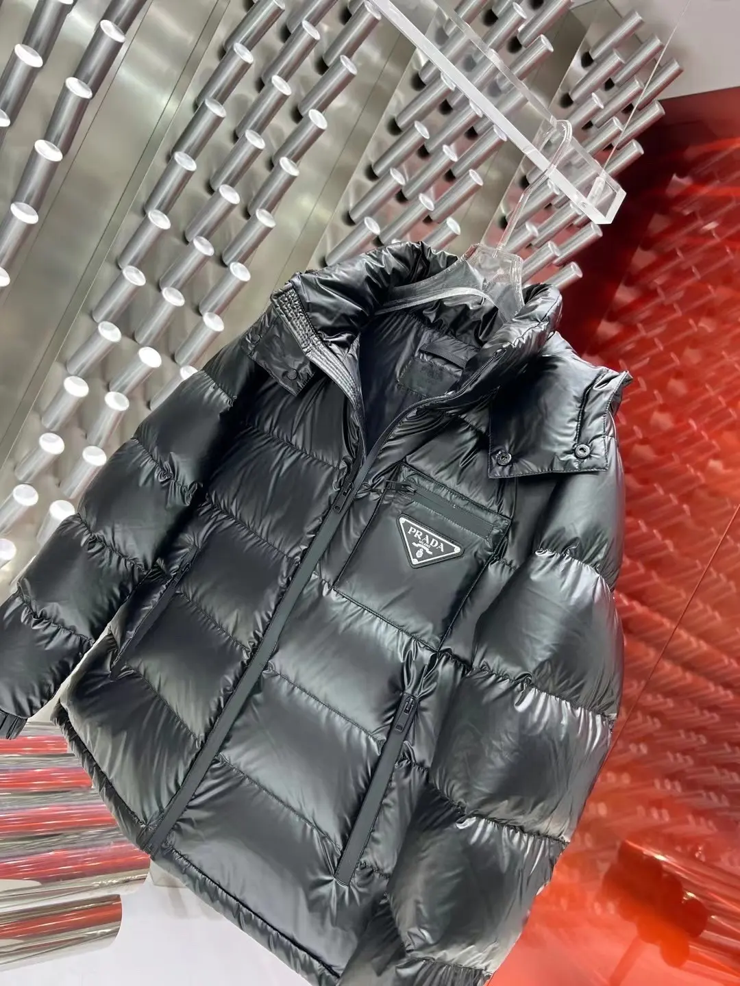 Hooded Down-Filled Puffer Jacket D59020979 — view 8