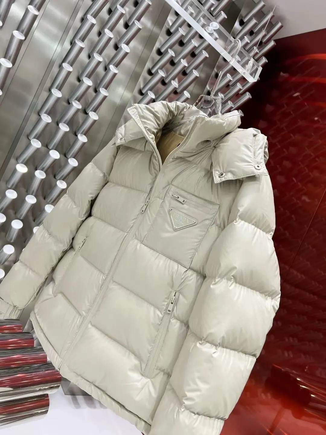 Hooded Down-Filled Puffer Jacket D59020978 — view 3