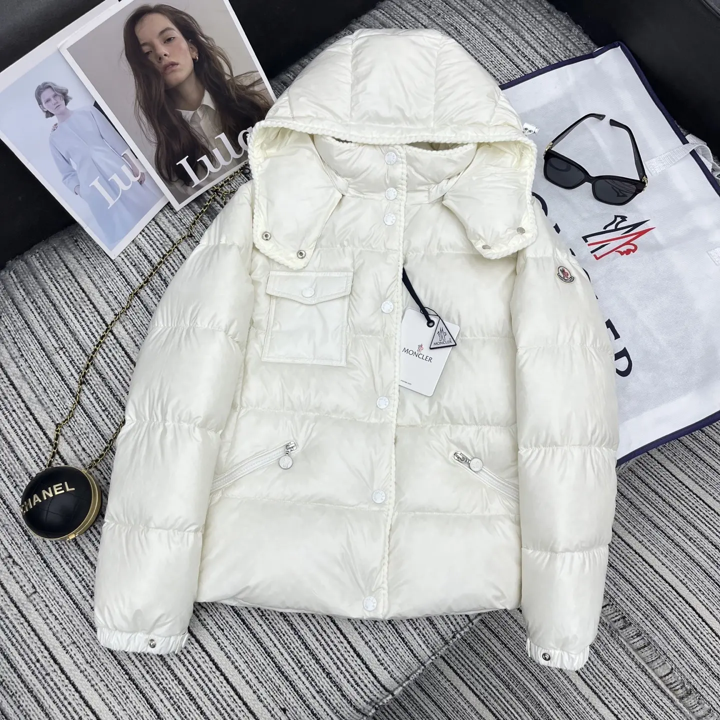 Glarein Hooded Down Puffer Jacket D59020878