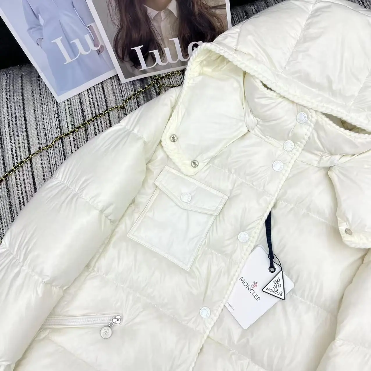 Glarein Hooded Down Puffer Jacket D59020878 — view 3