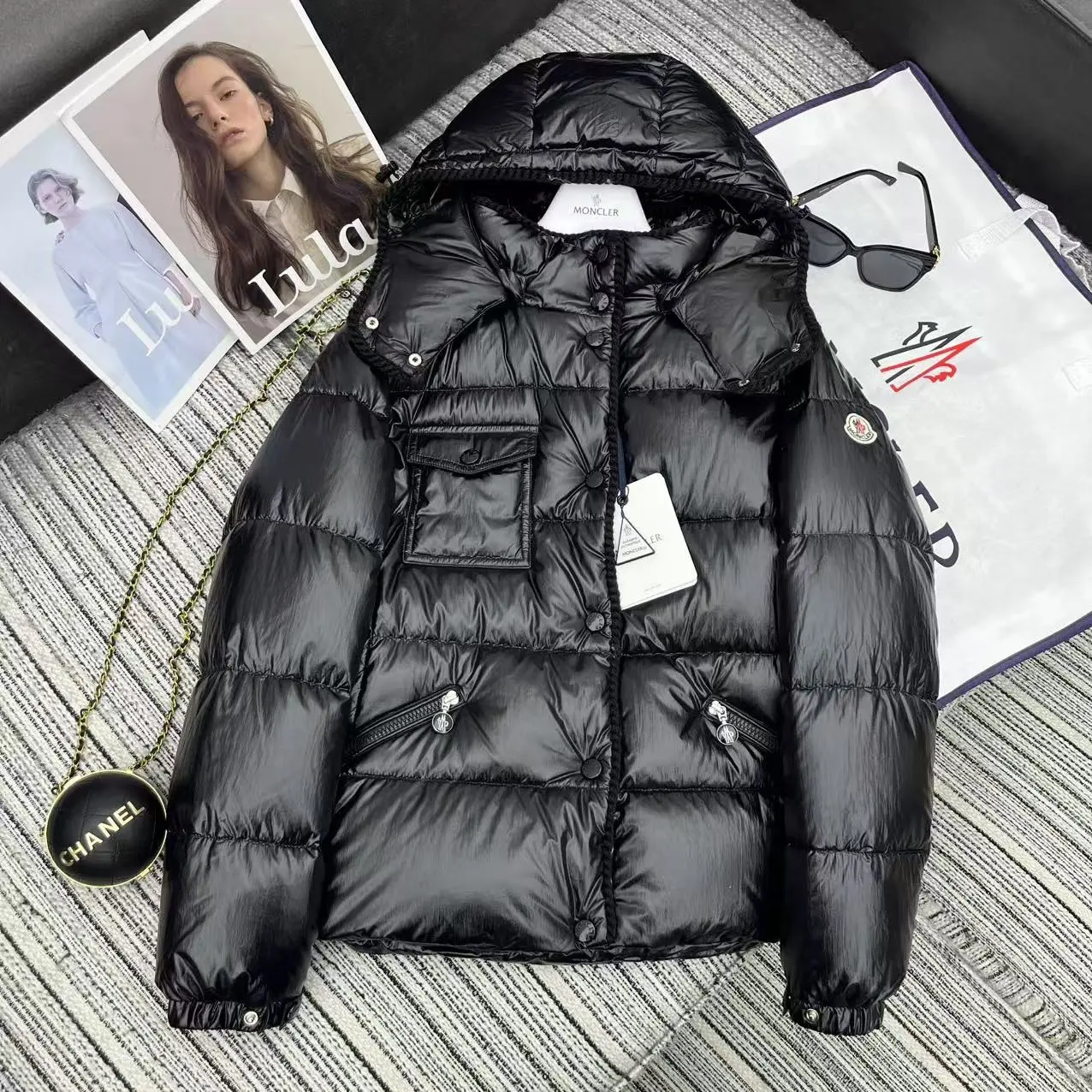Glarein Hooded Down Puffer Jacket D59020880
