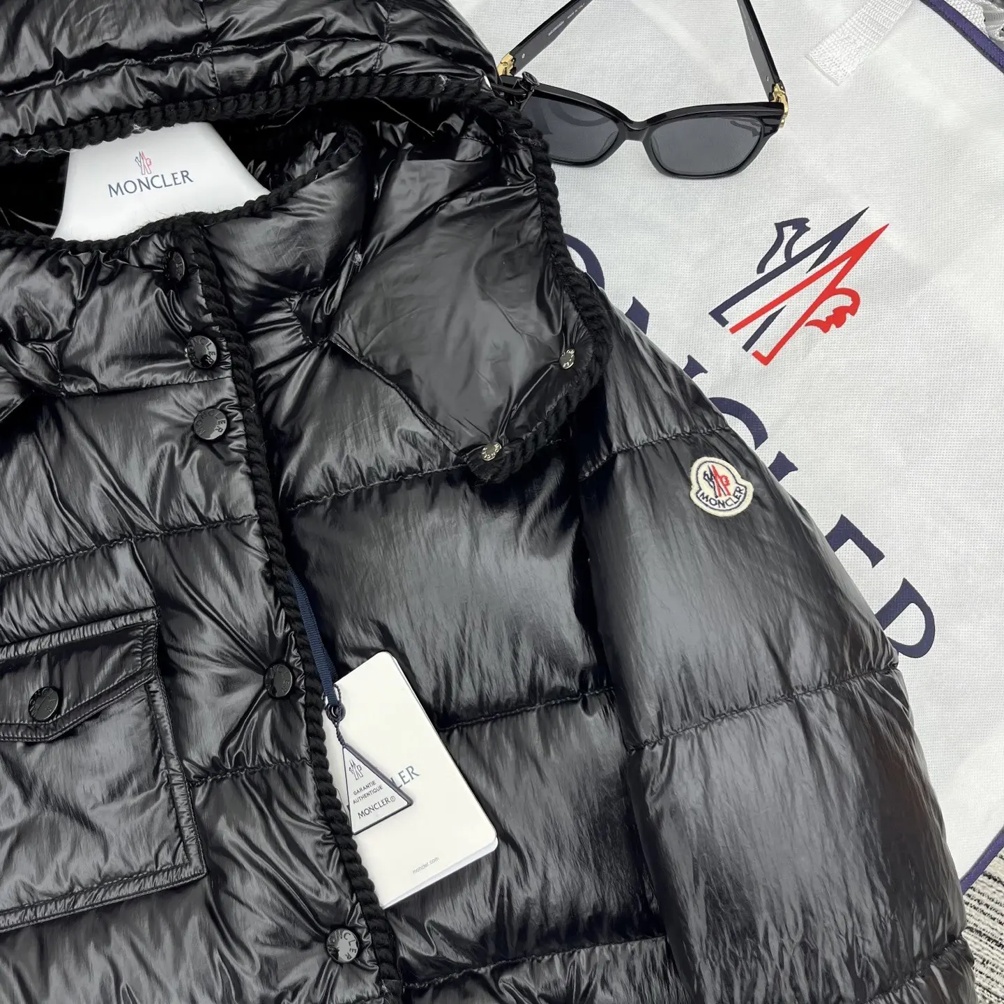 Glarein Hooded Down Puffer Jacket D59020880 — view 3