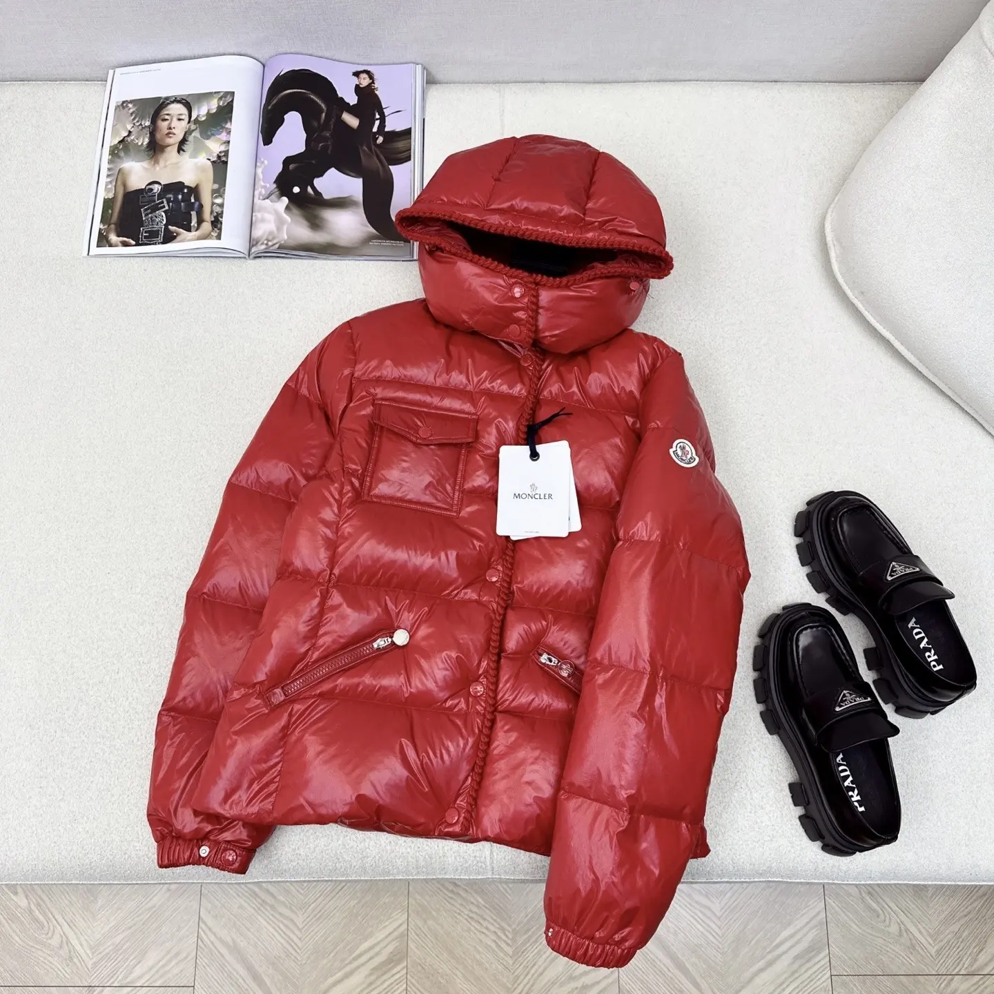 Glarein Hooded Down Puffer Jacket D59020879