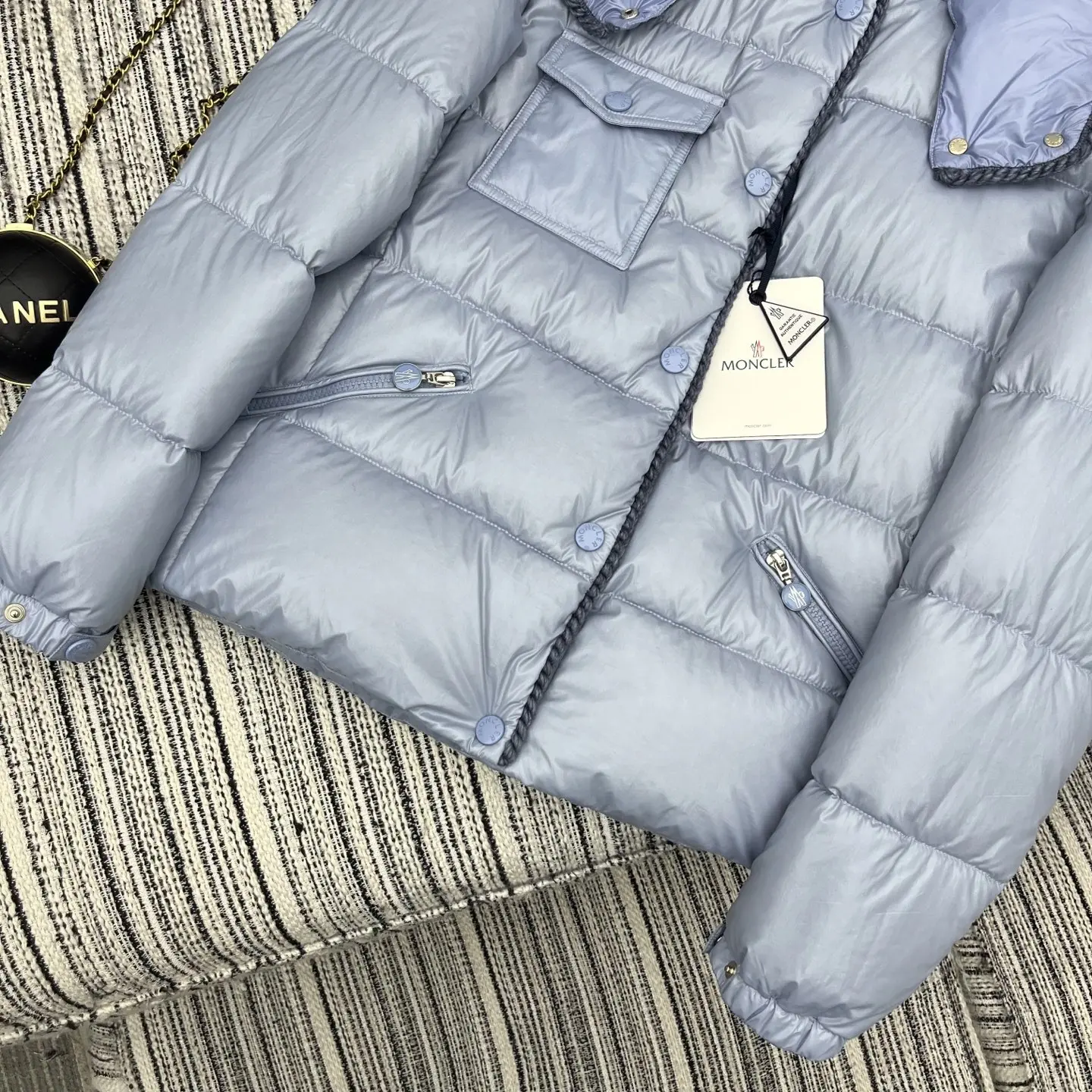 Glarein Hooded Quilted Down Jacket D59020877 — view 5